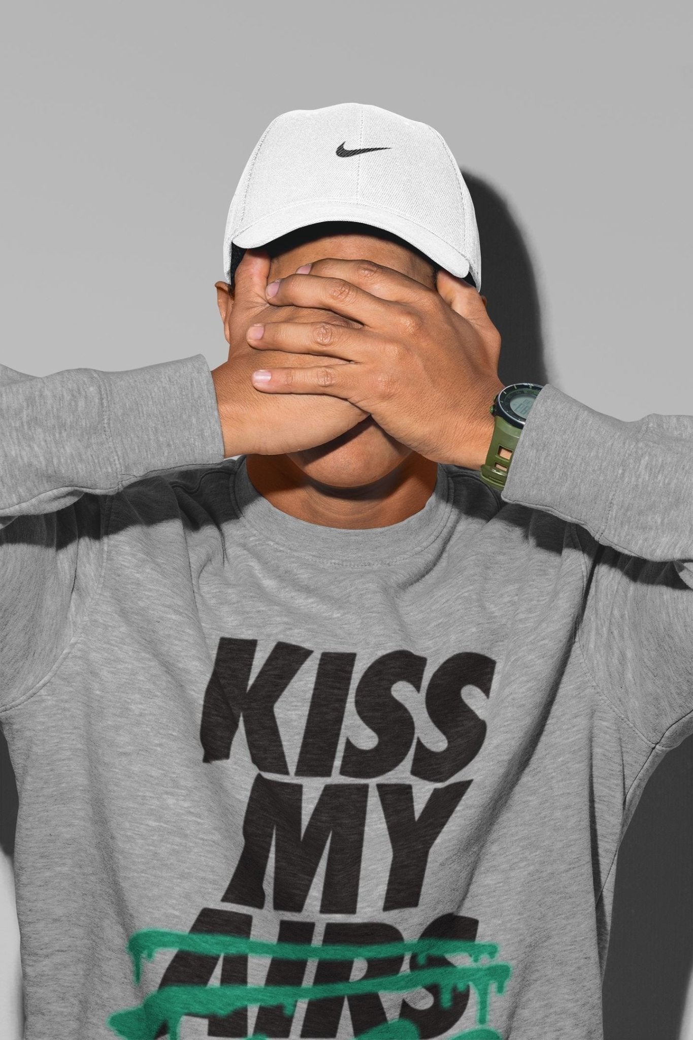 Kiss My Ass Unisex Tops - Air Jordan 13 Lucky Green