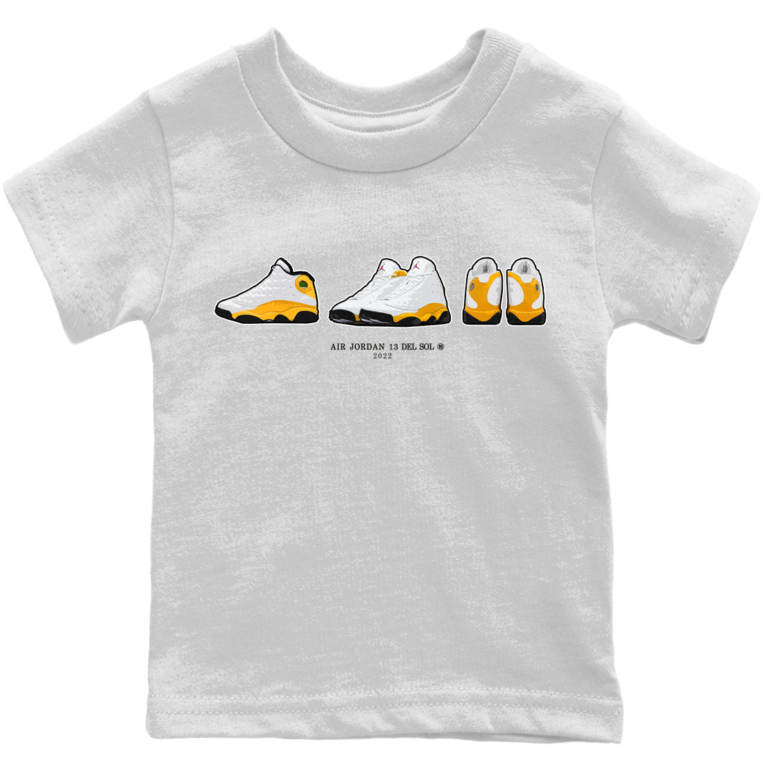 snkmatch Prelude Kids Tops - Air Jordan 13 Del Sol