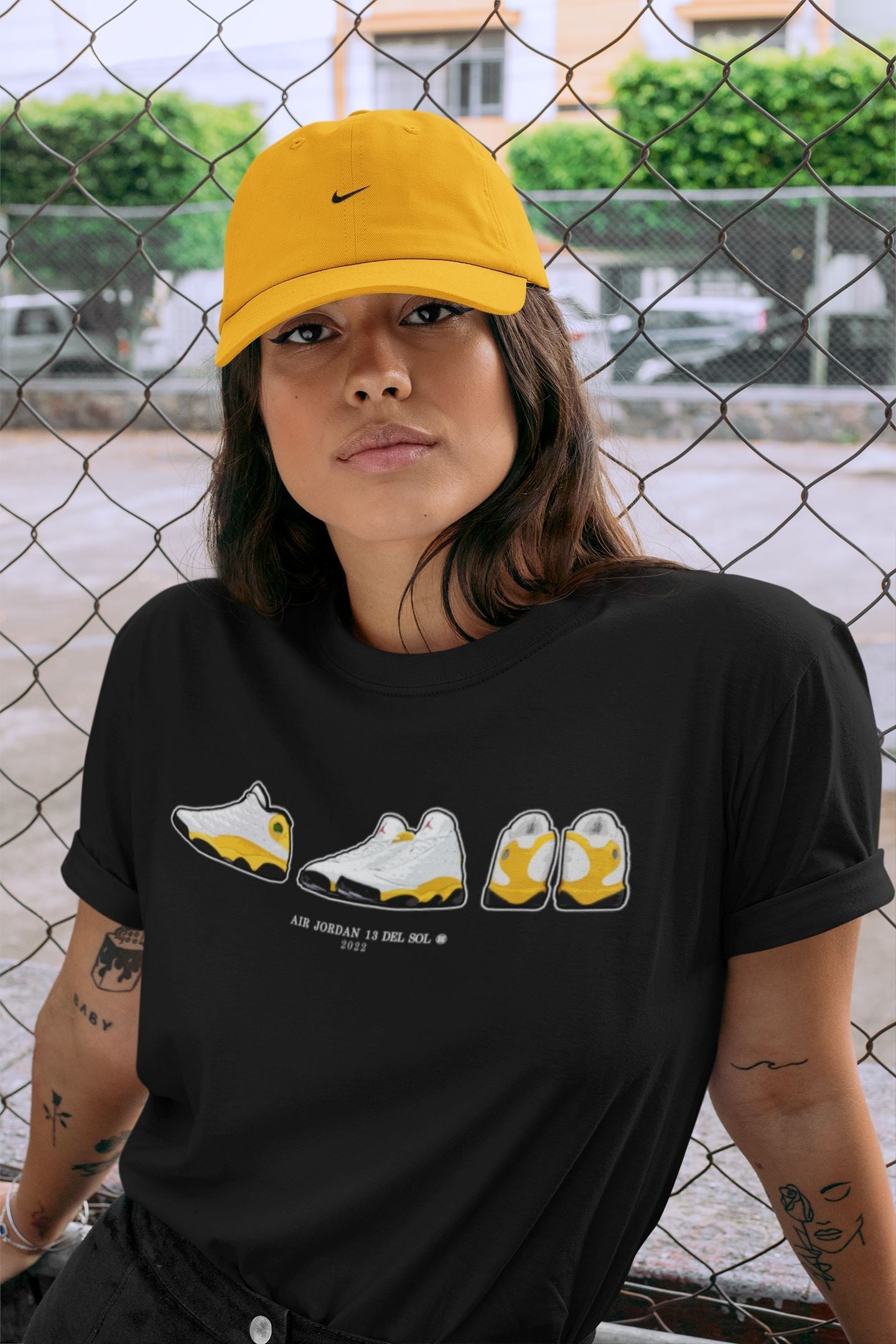 snkmatch Prelude Unisex Tops - Air Jordan 13 Del Sol