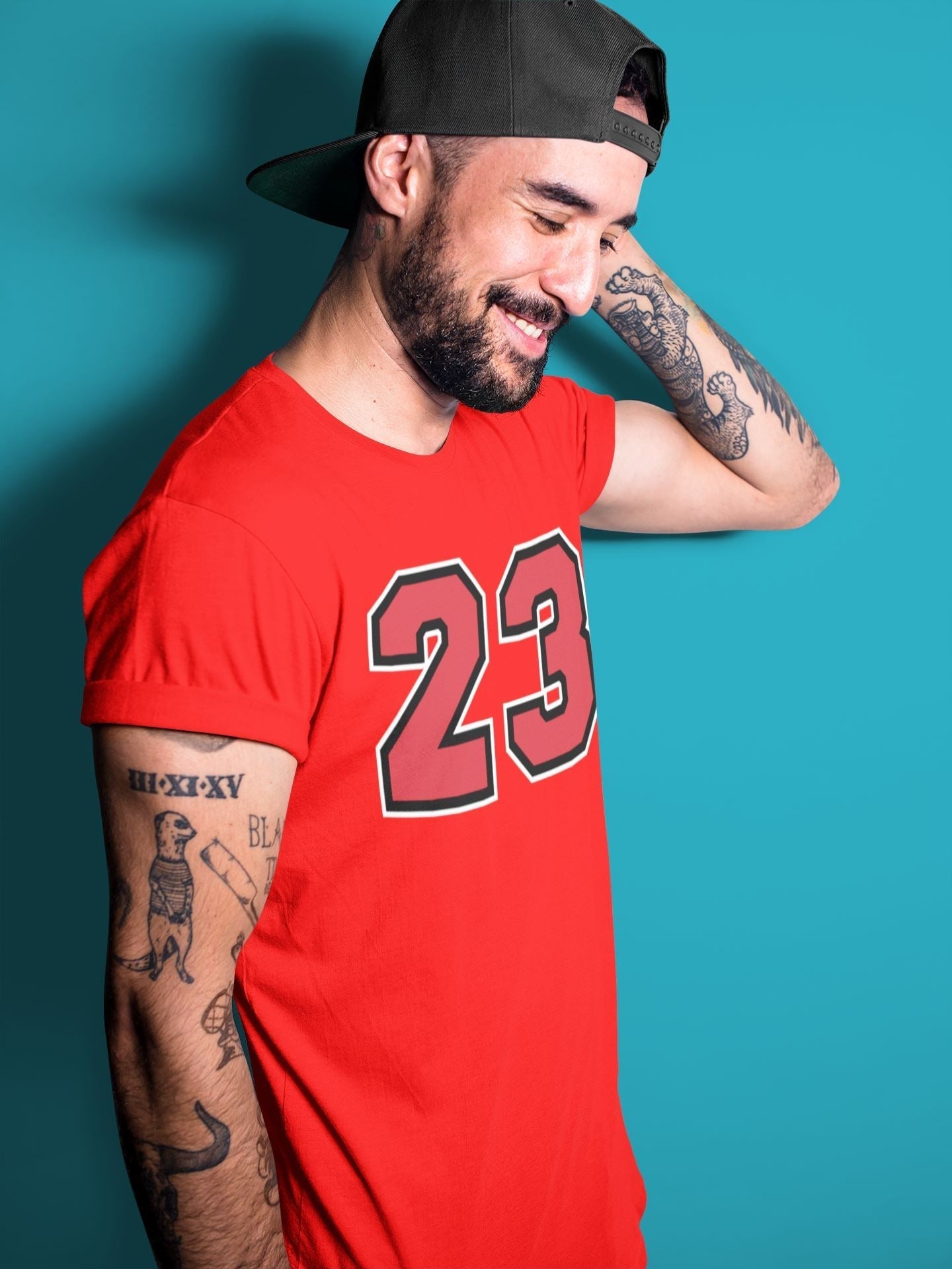 23 Unisex Tops - Air Jordan 14 Gym Red