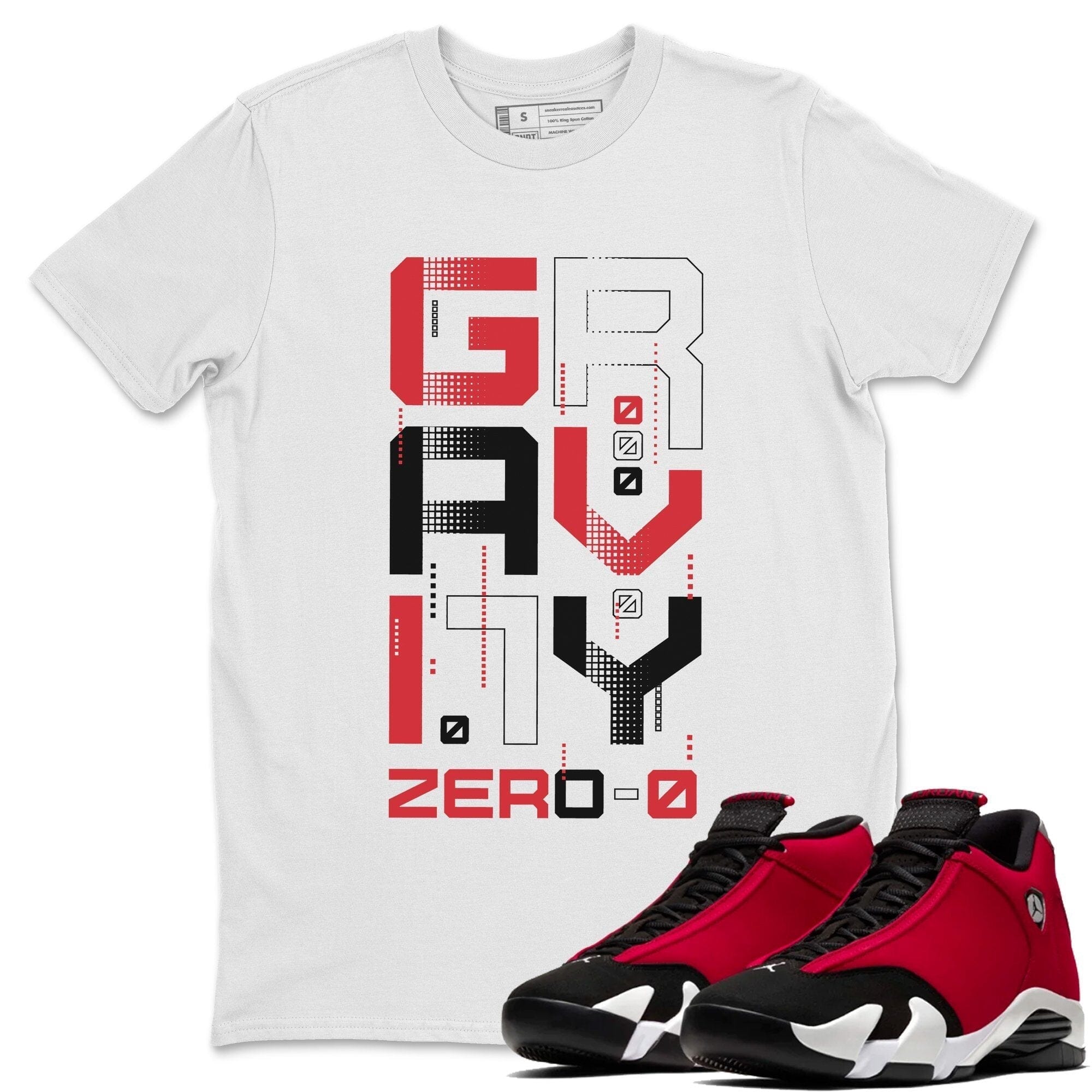 Zero Gravity Unisex Tops - Air Jordan 14 Gym Red