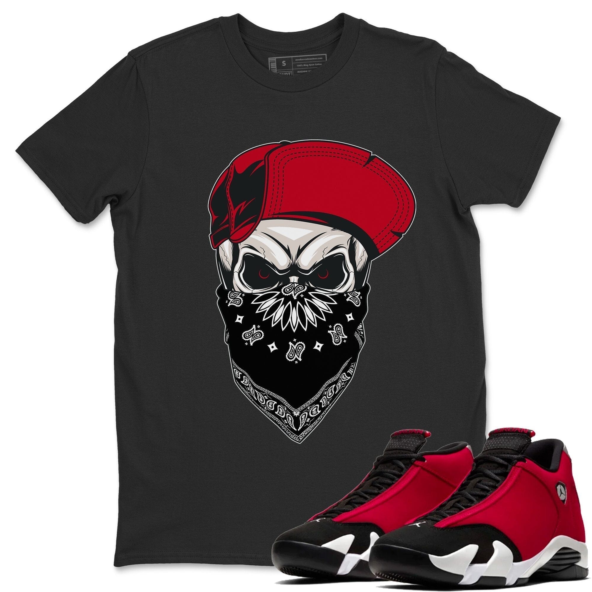 Skull Hat Unisex Tops - Air Jordan 14 Gym Red