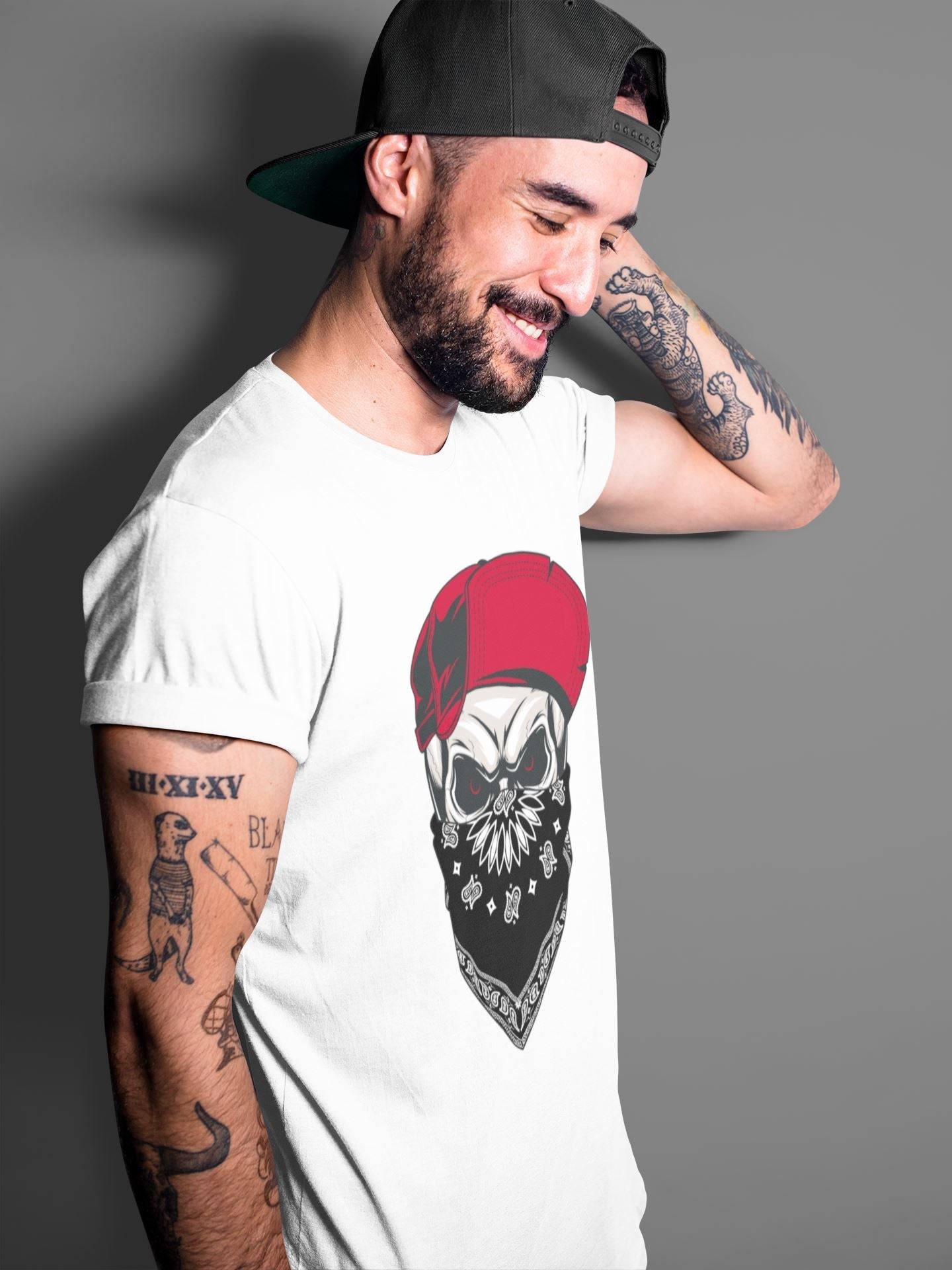 Skull Hat Unisex Tops - Air Jordan 14 Gym Red