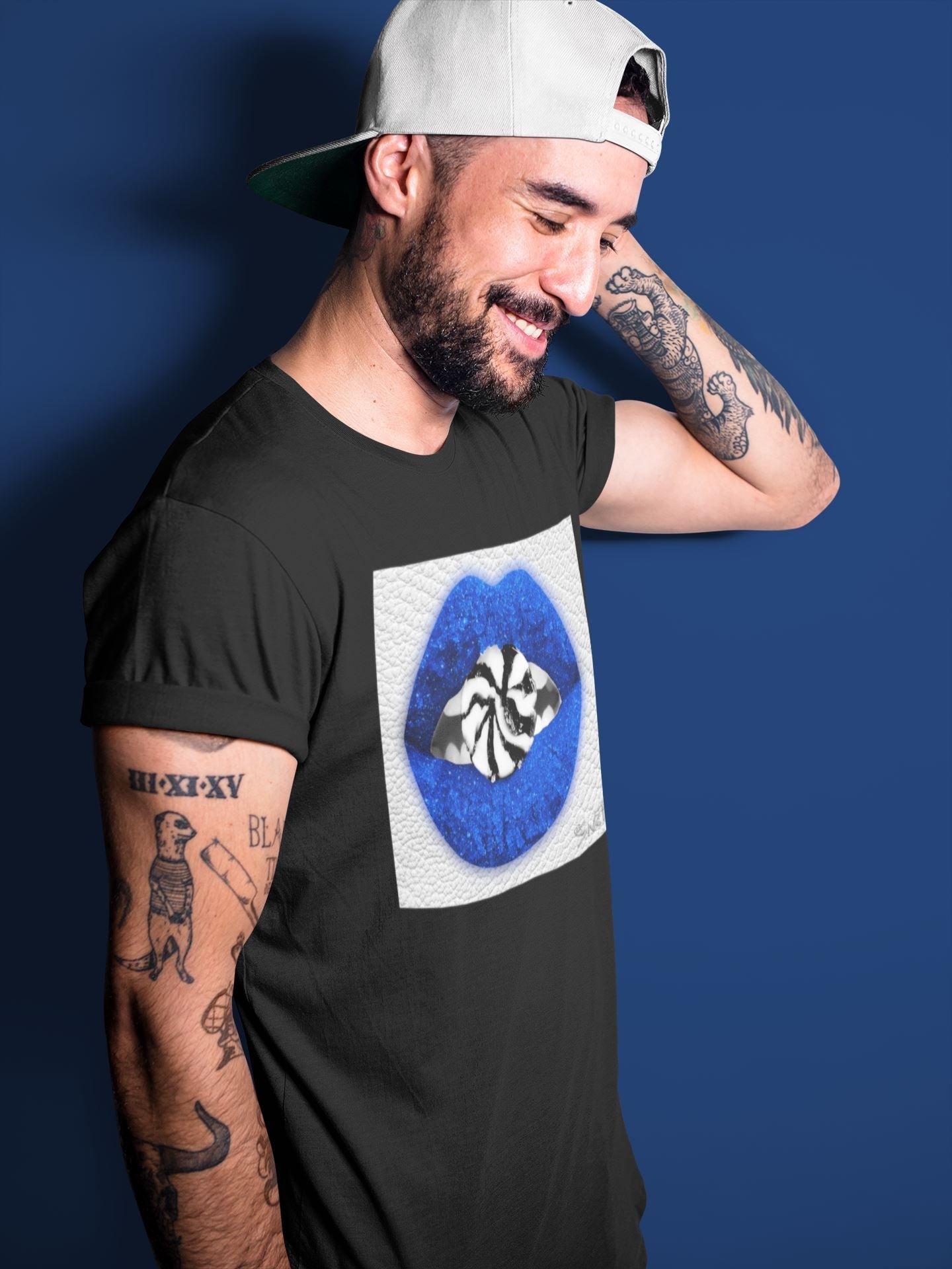 Lips Candy Unisex Tops - Air Jordan 14 Hyper Royal