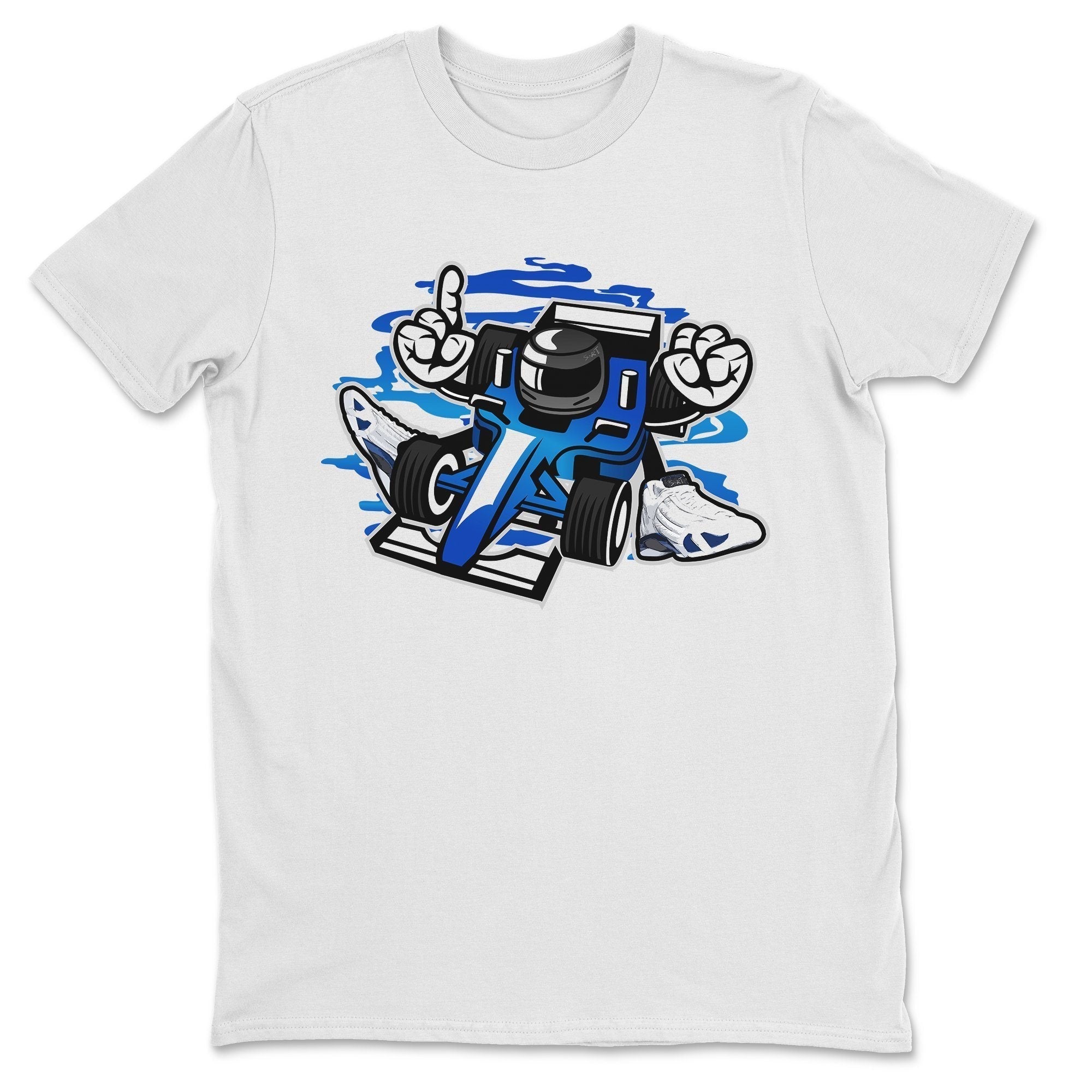 Racer Unisex Tops - Air Jordan 14 Hyper Royal