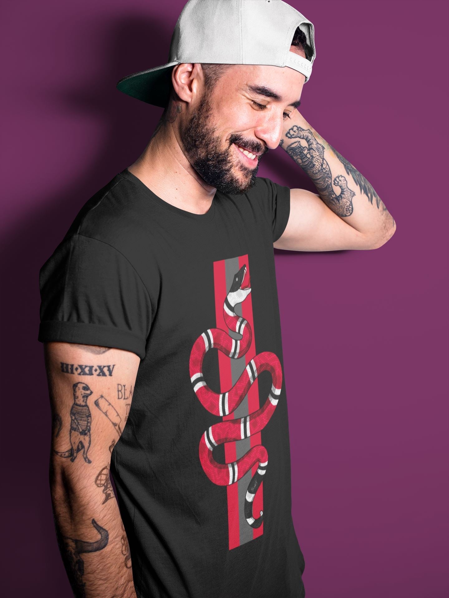 Snake Unisex Tops - Air Jordan 14 Gym Red