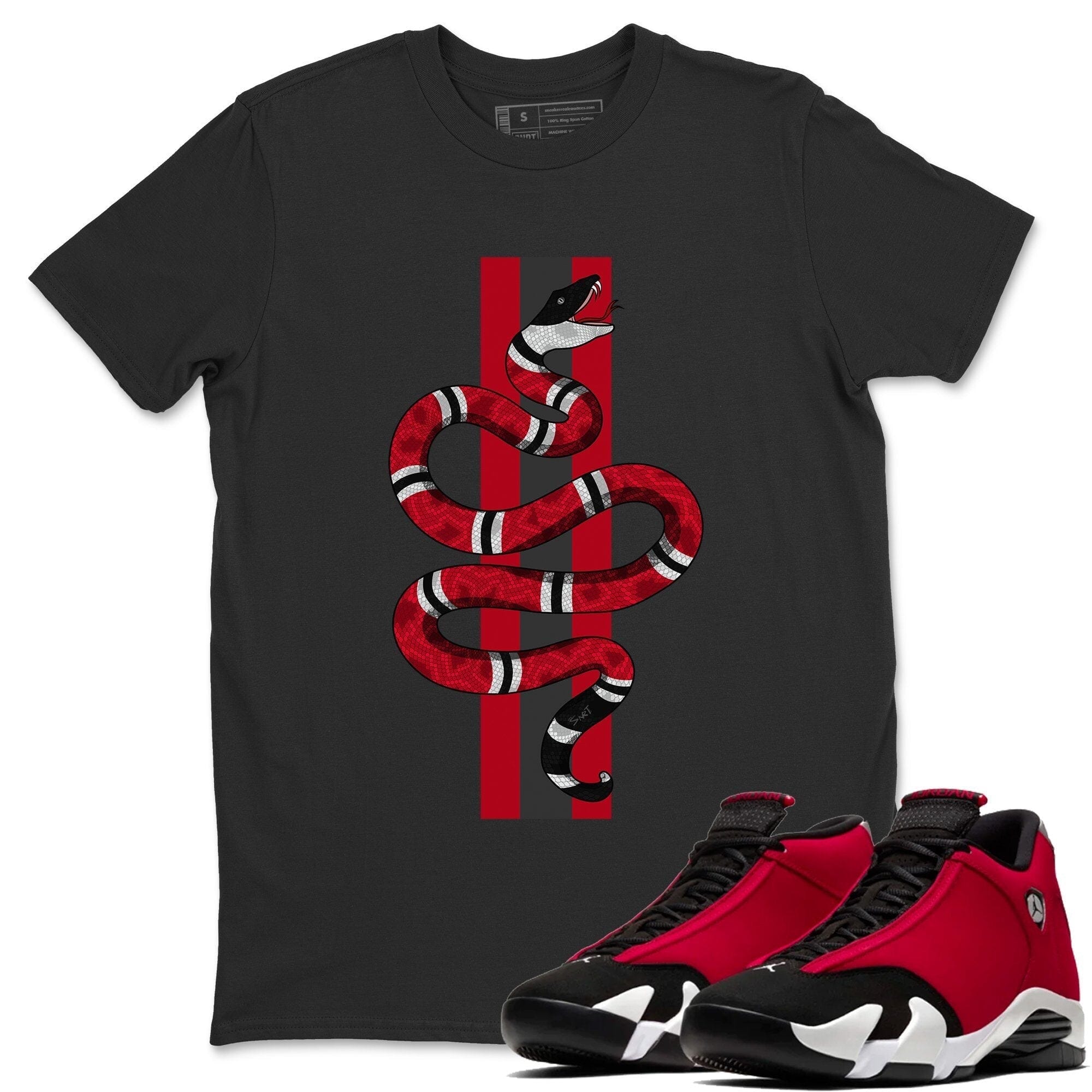 Snake Unisex Tops - Air Jordan 14 Gym Red