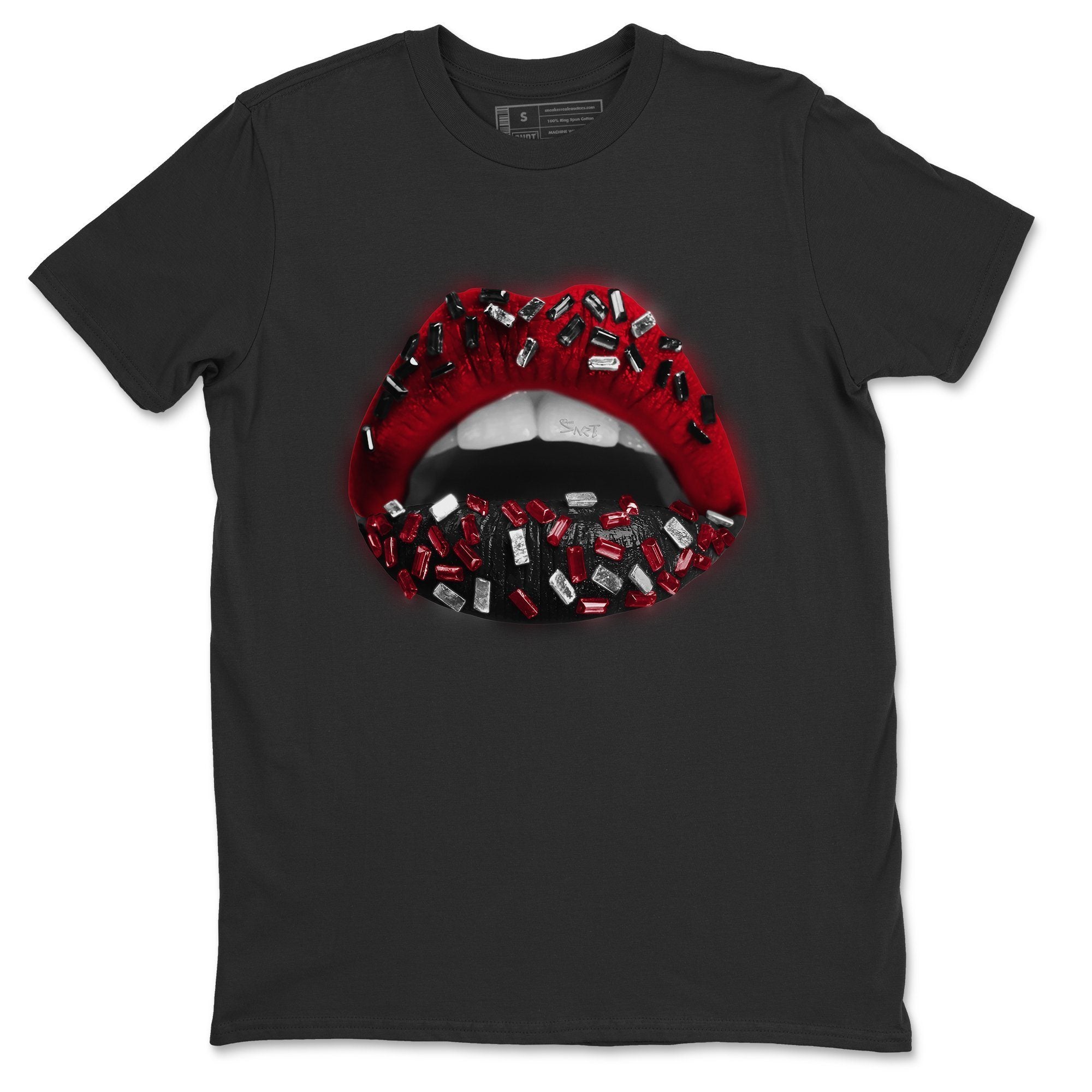 Lips Jewel Unisex Tops - Air Jordan 14 Gym Red