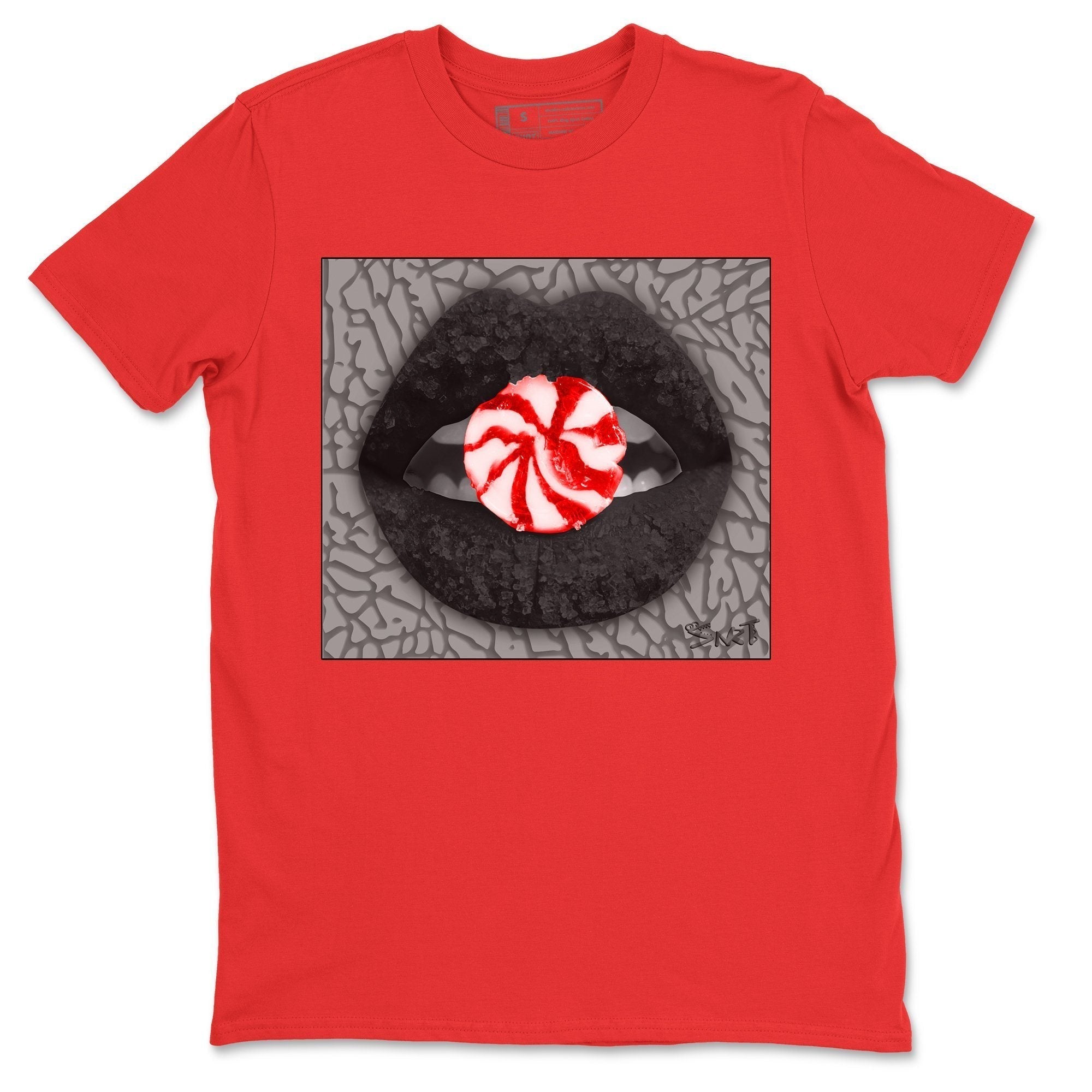 Lips Candy Unisex Tops - Air Jordan 3 Black Cement