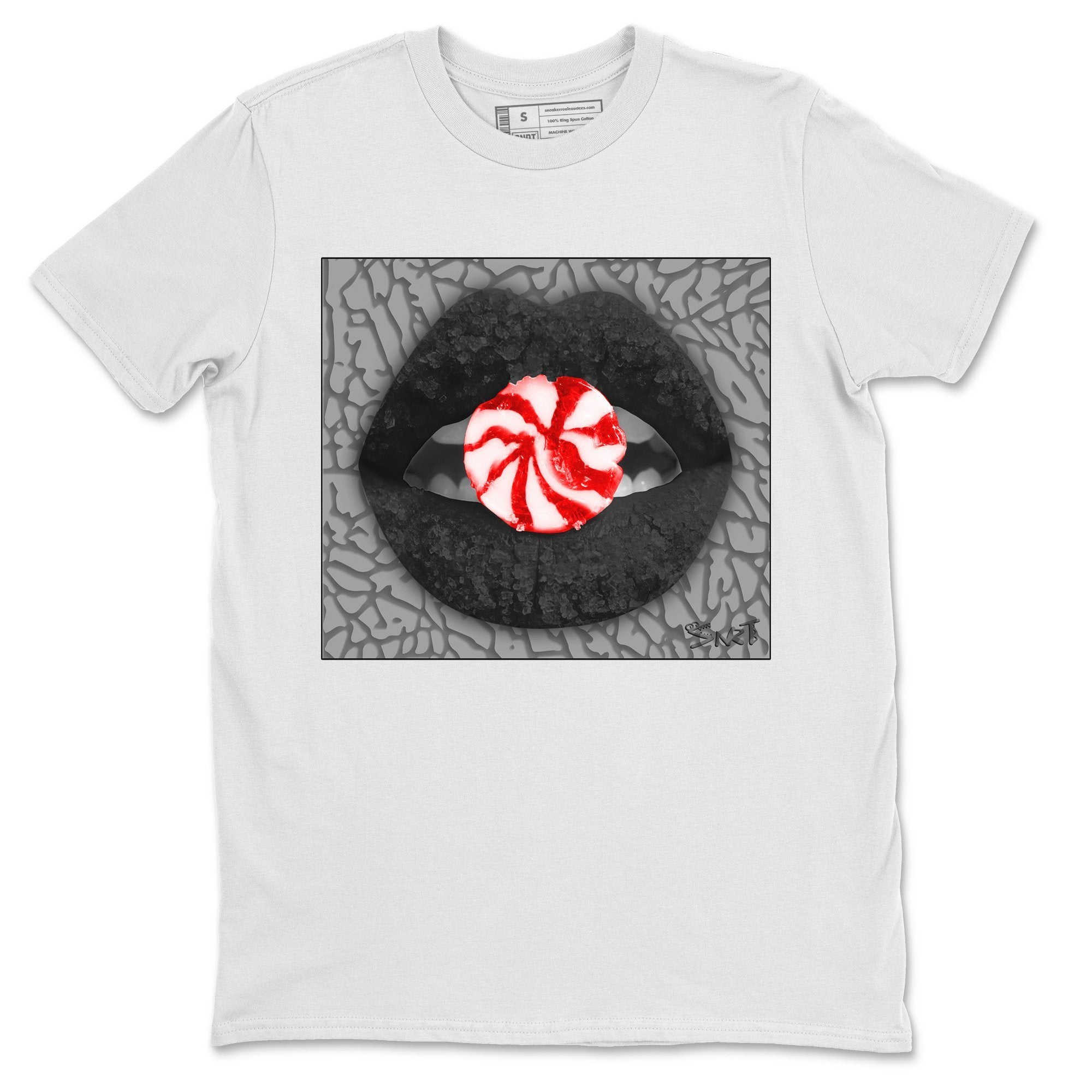 Lips Candy Unisex Tops - Air Jordan 3 Black Cement