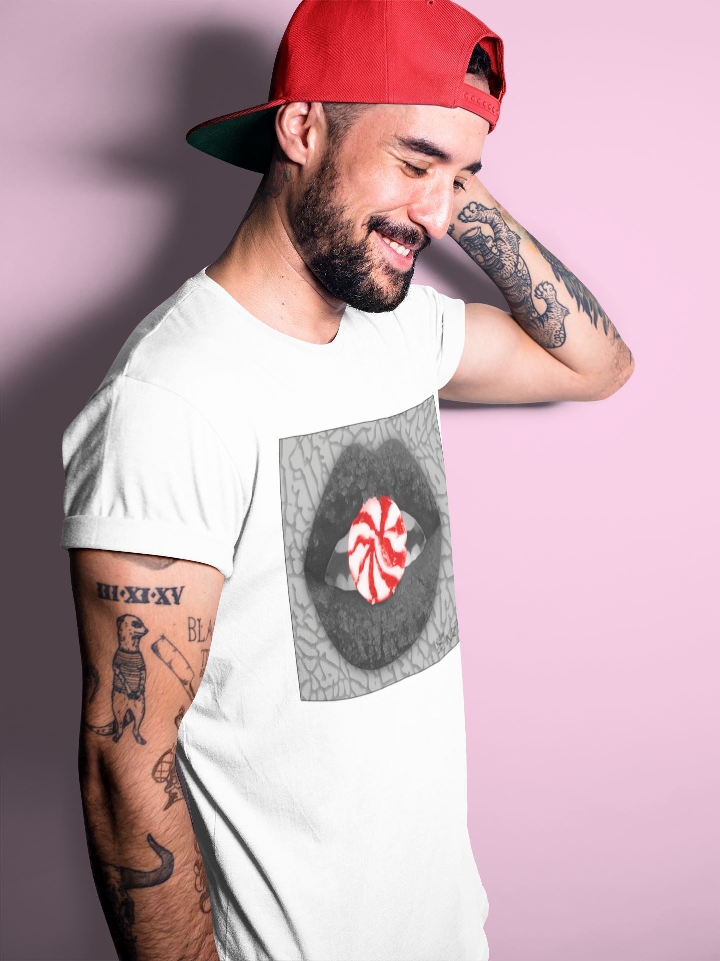 Lips Candy Unisex Tops - Air Jordan 3 Black Cement
