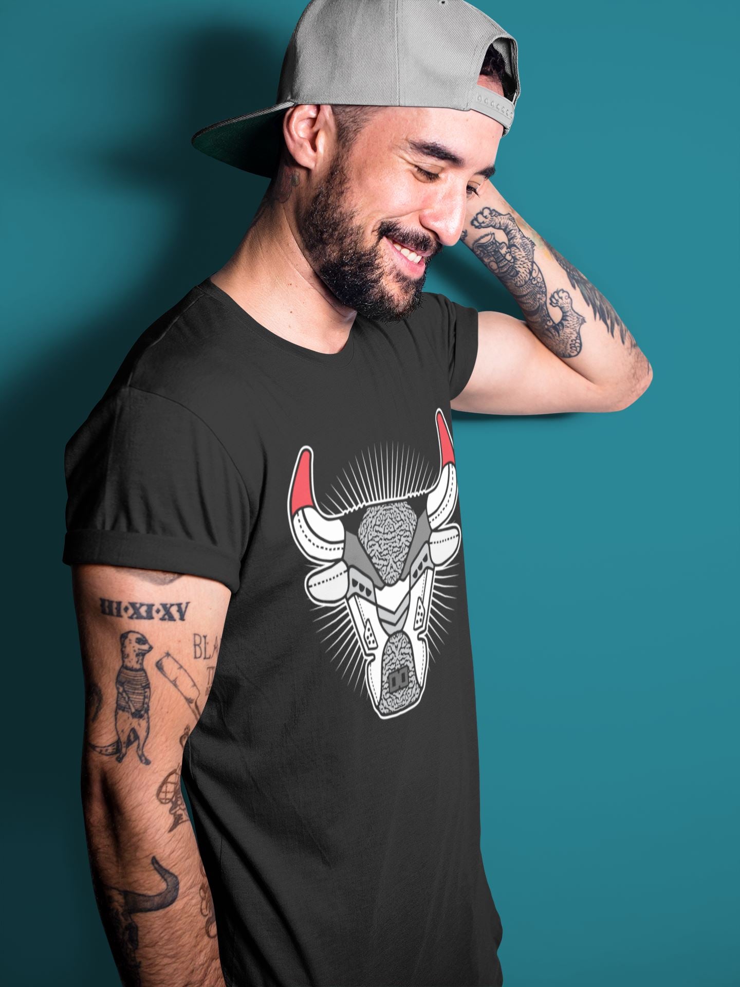 Bull Head Unisex Tops - Air Jordan 3 Fire Red