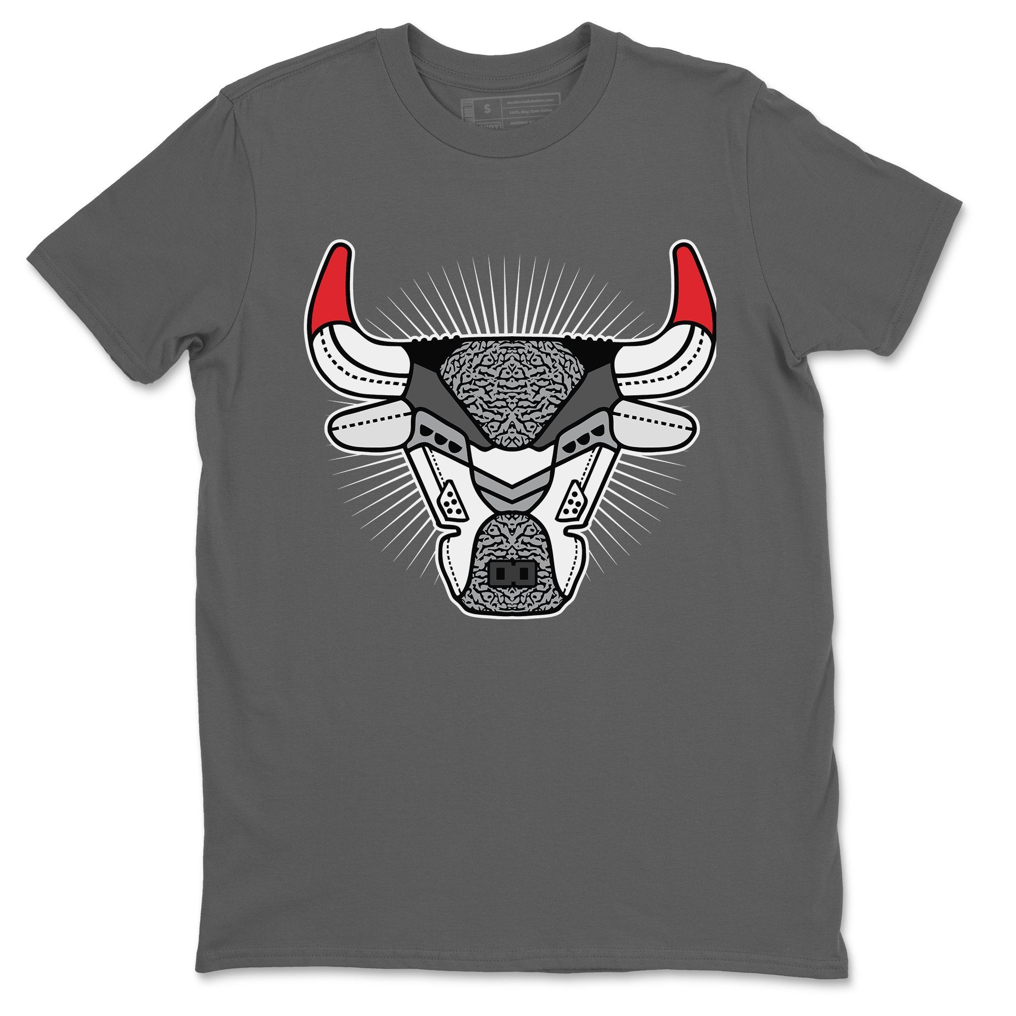 Bull Head Unisex Tops - Air Jordan 3 Fire Red