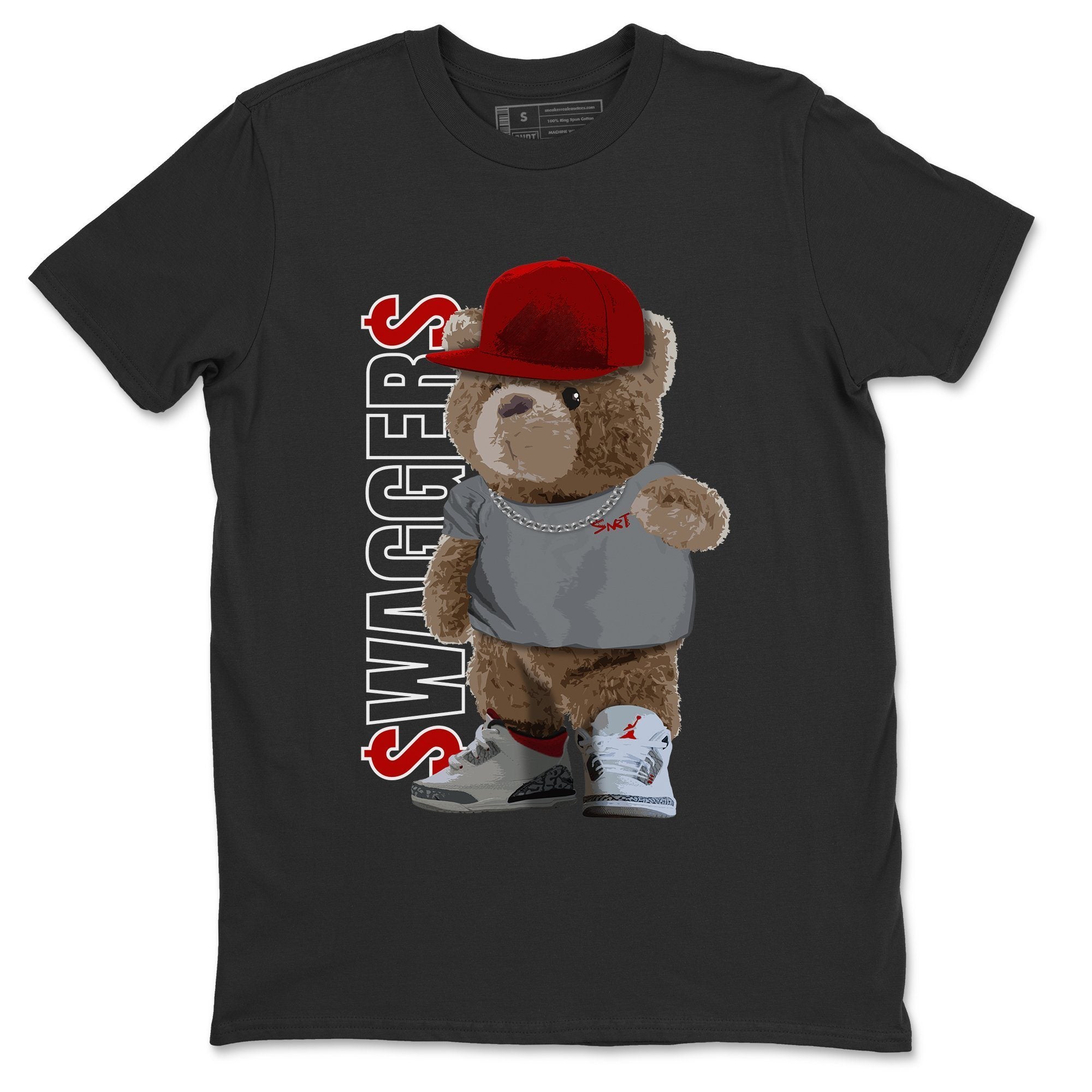 Bear Swaggers Unisex Tops - Air Jordan 3 Fire Red