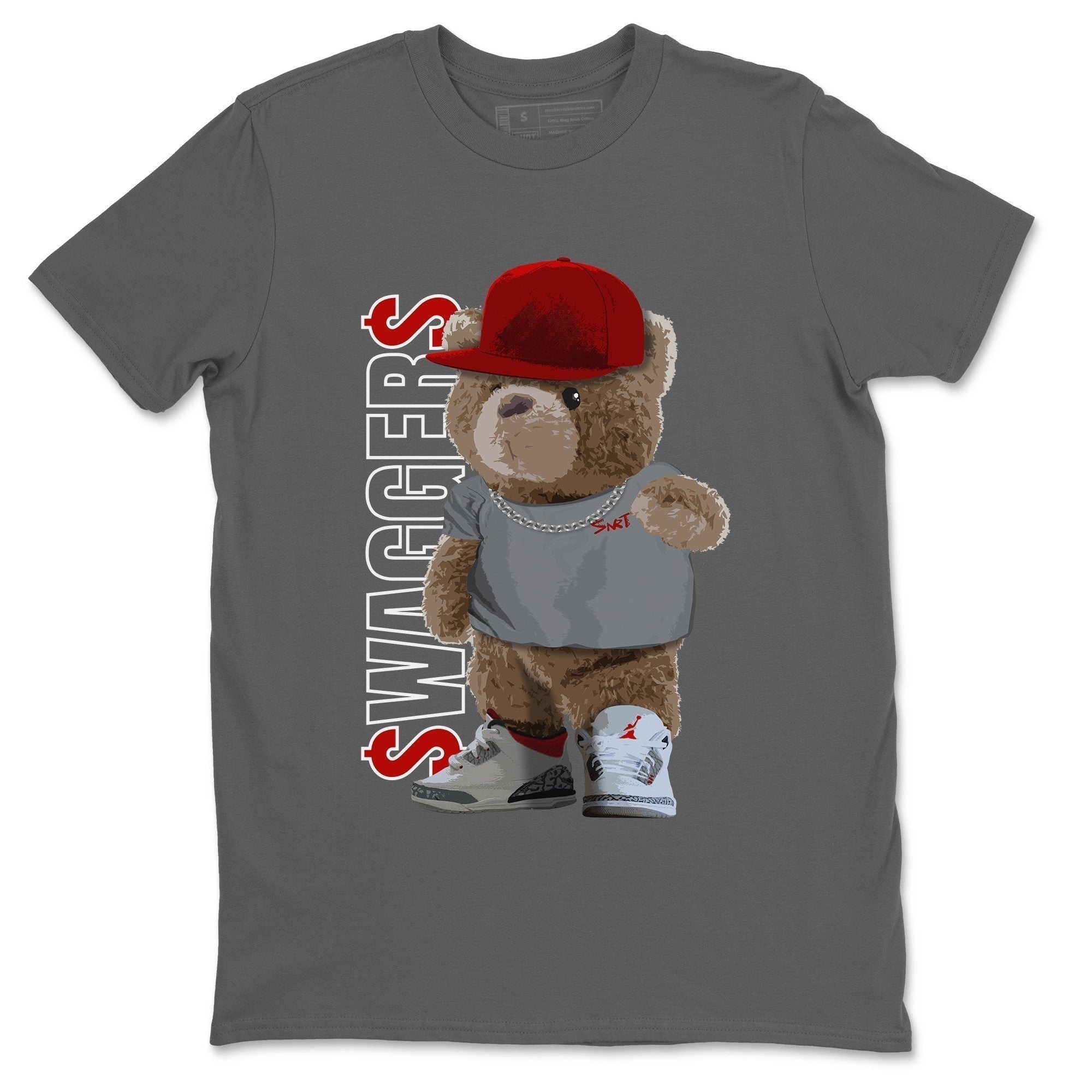 Bear Swaggers Unisex Tops - Air Jordan 3 Fire Red