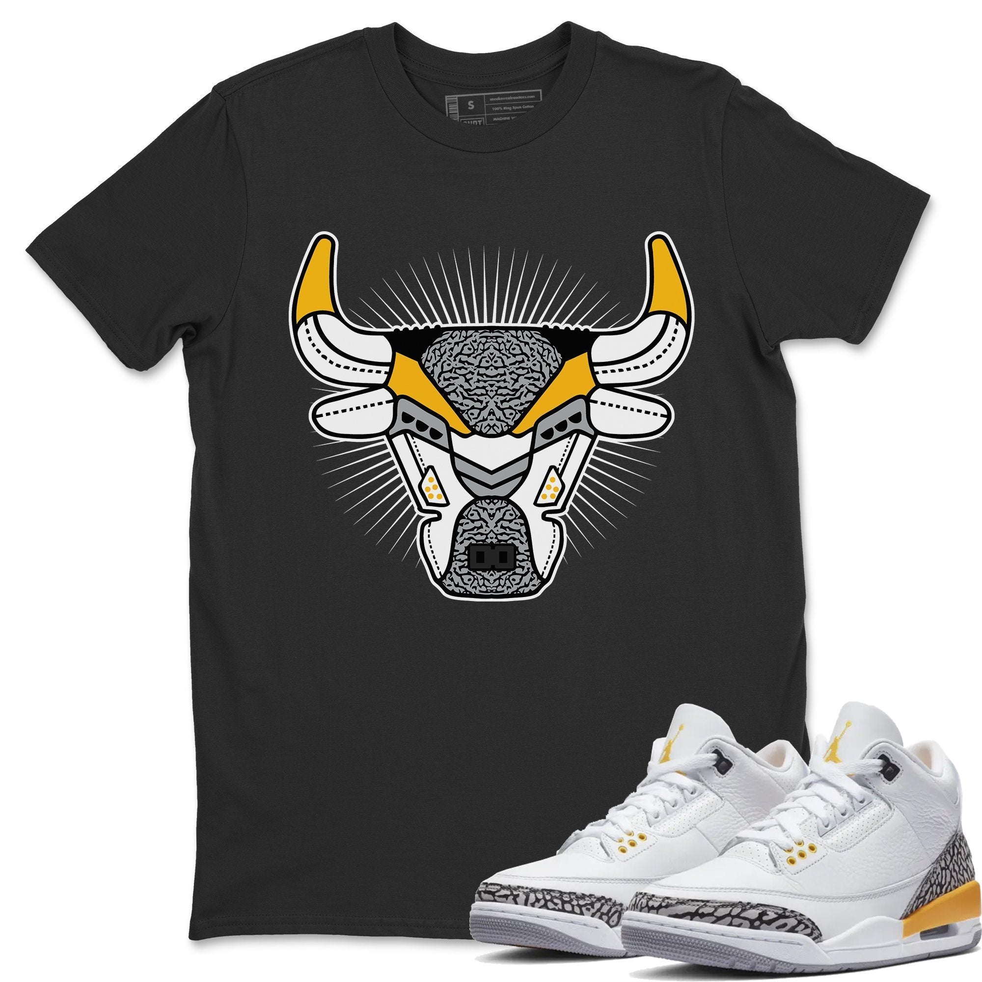 Bull Head Unisex Tops - Air Jordan 3 Laser Orange