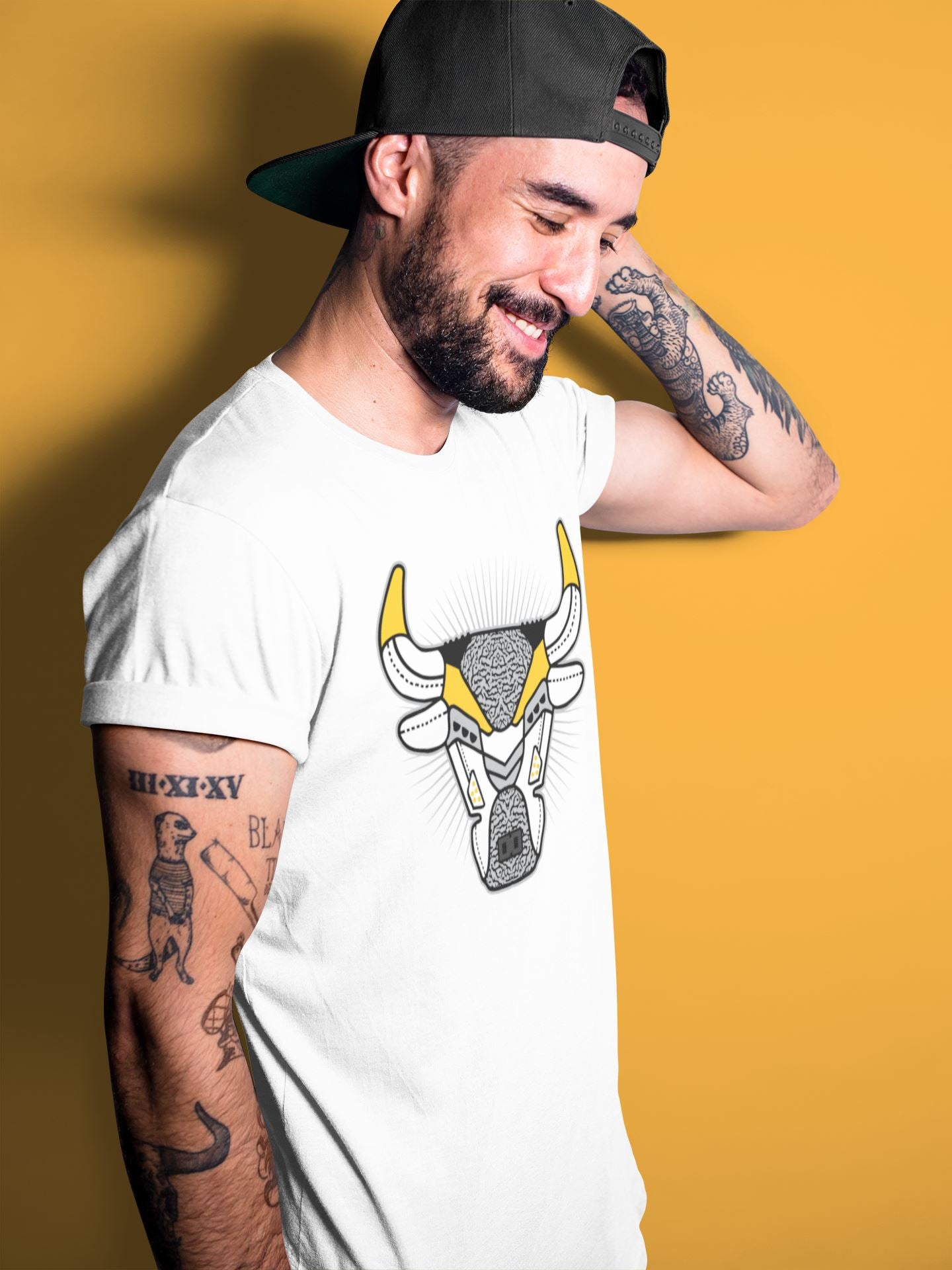 Bull Head Unisex Tops - Air Jordan 3 Laser Orange