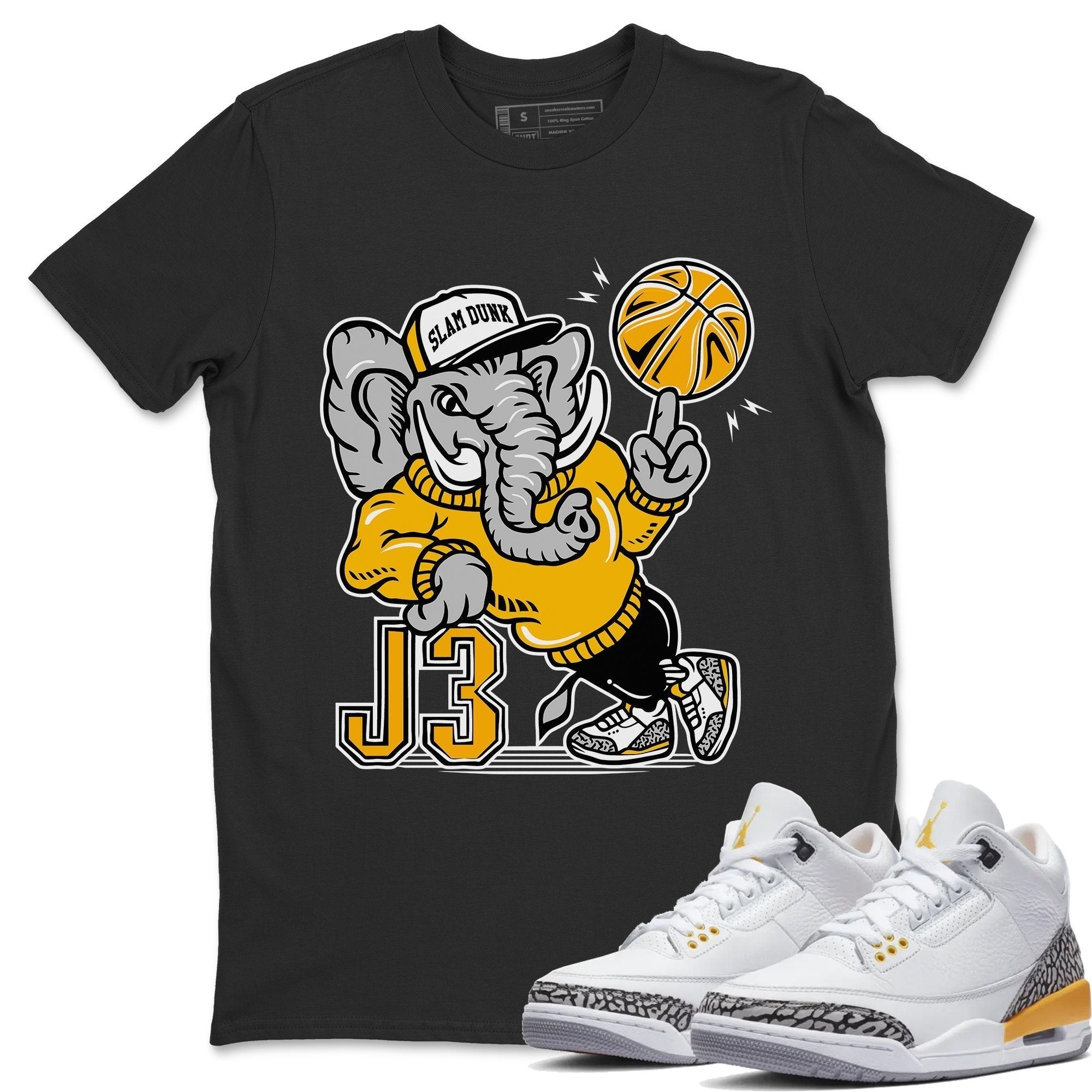 Elephant Unisex Tops - Air Jordan 3 Laser Orange