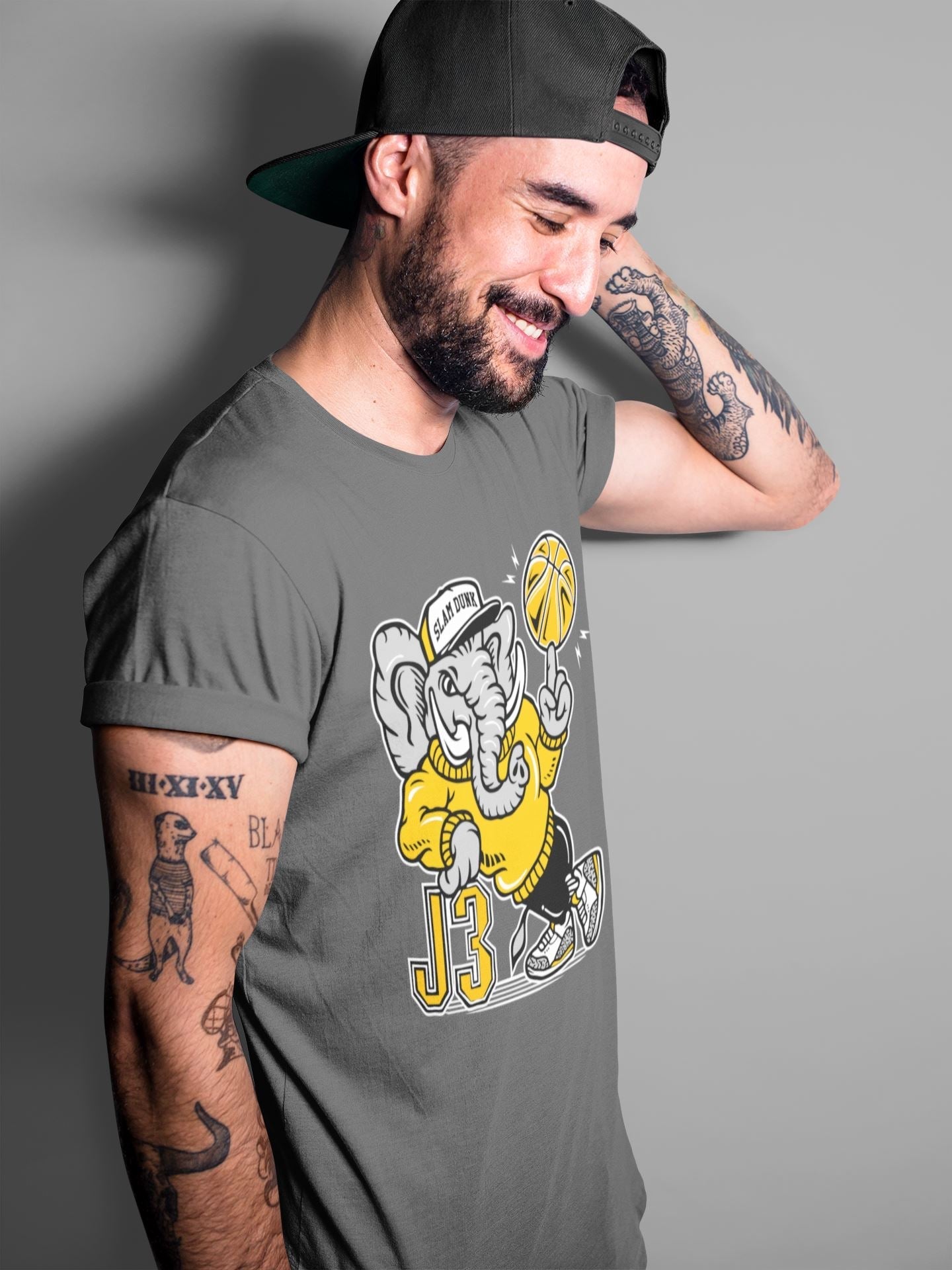 Elephant Unisex Tops - Air Jordan 3 Laser Orange