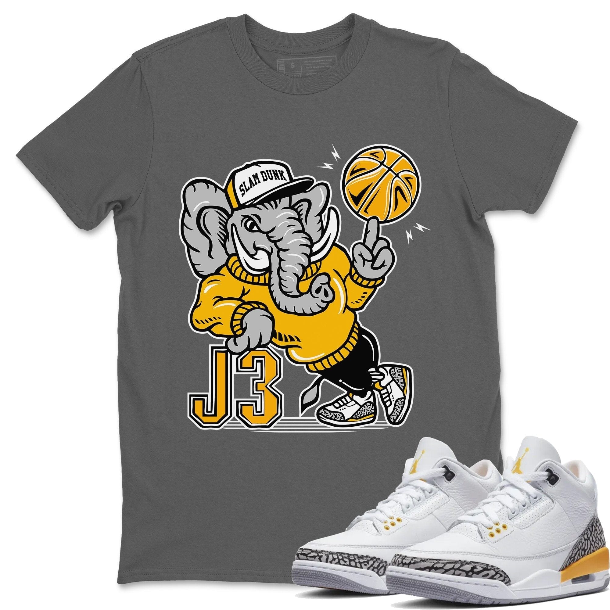 Elephant Unisex Tops - Air Jordan 3 Laser Orange