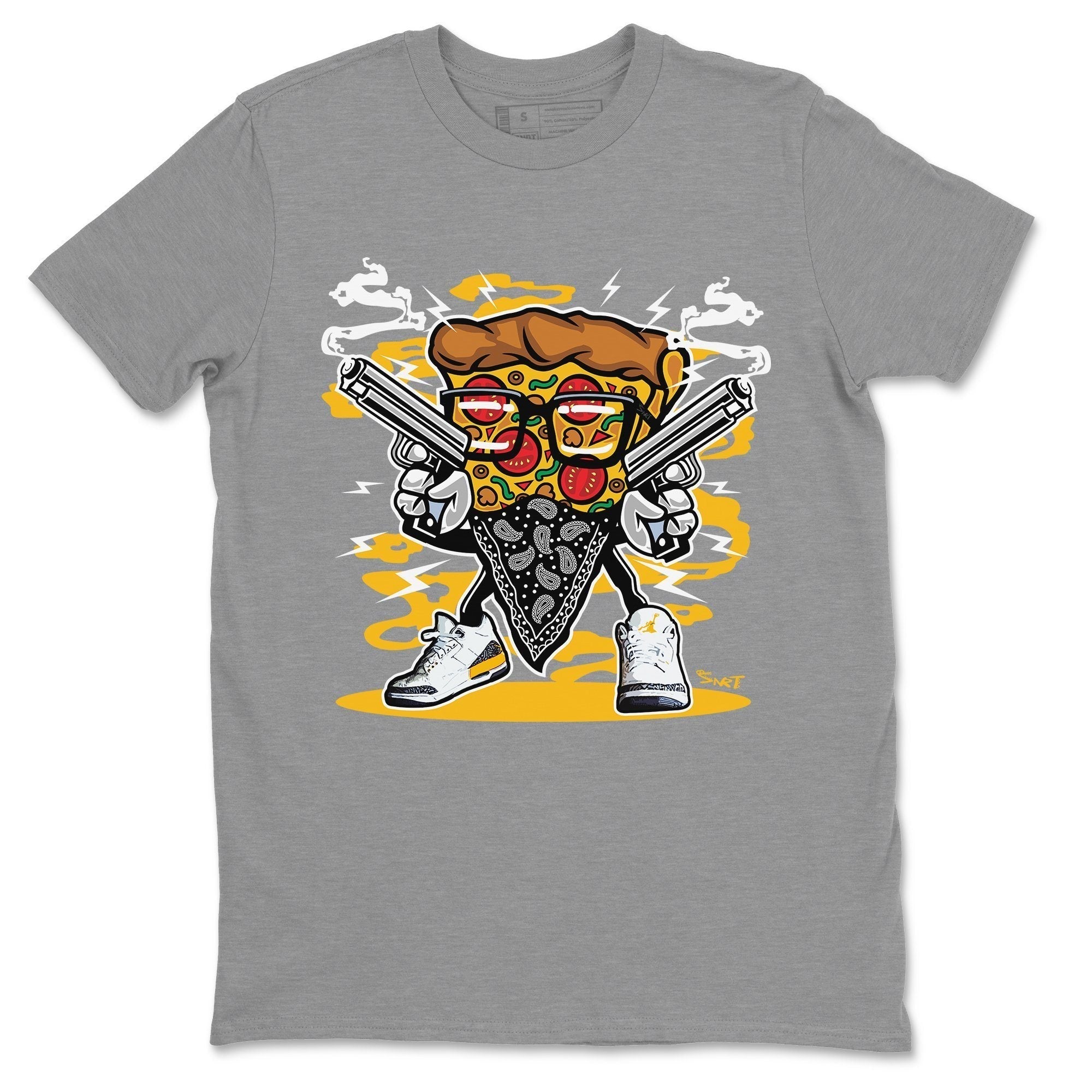 Pizza Man Unisex Tops - Air Jordan 3 Laser Orange