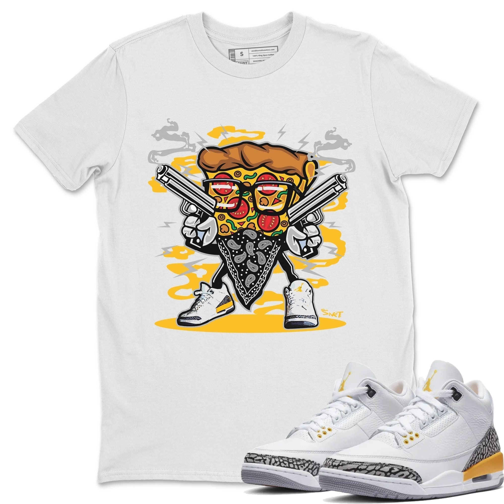 Pizza Man Unisex Tops - Air Jordan 3 Laser Orange
