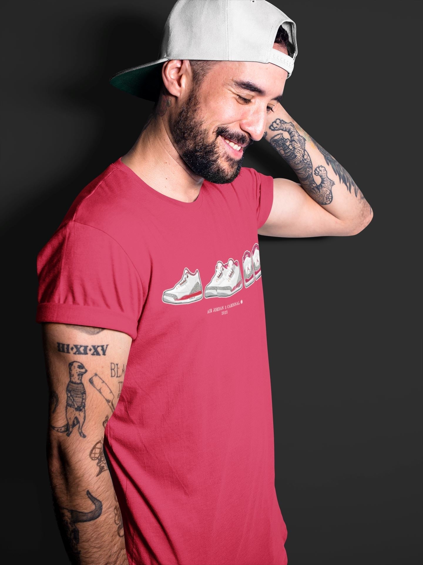 snkmatch Prelude Unisex Tops - Air Jordan 3 Cardinal