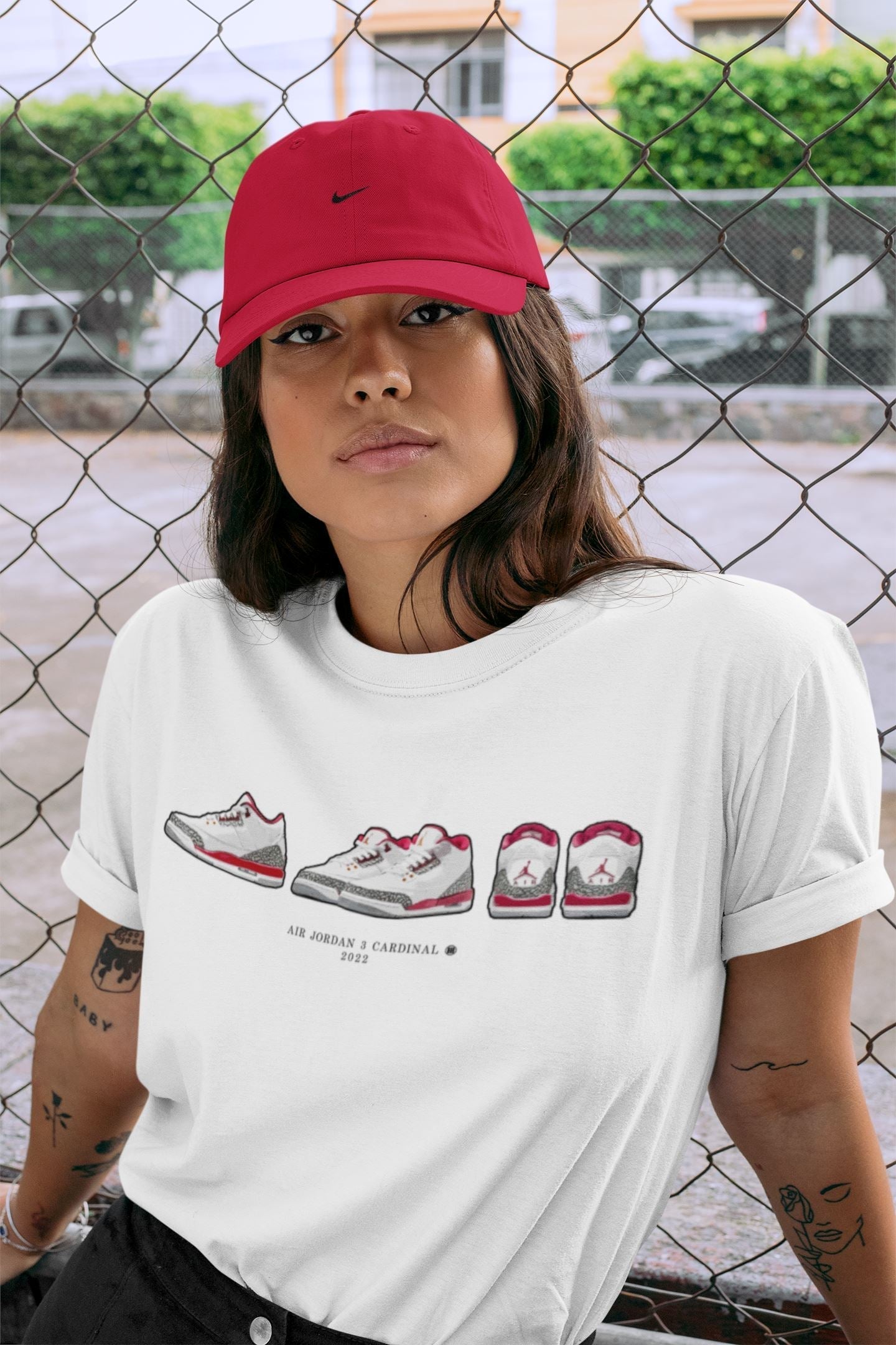 snkmatch Prelude Unisex Tops - Air Jordan 3 Cardinal