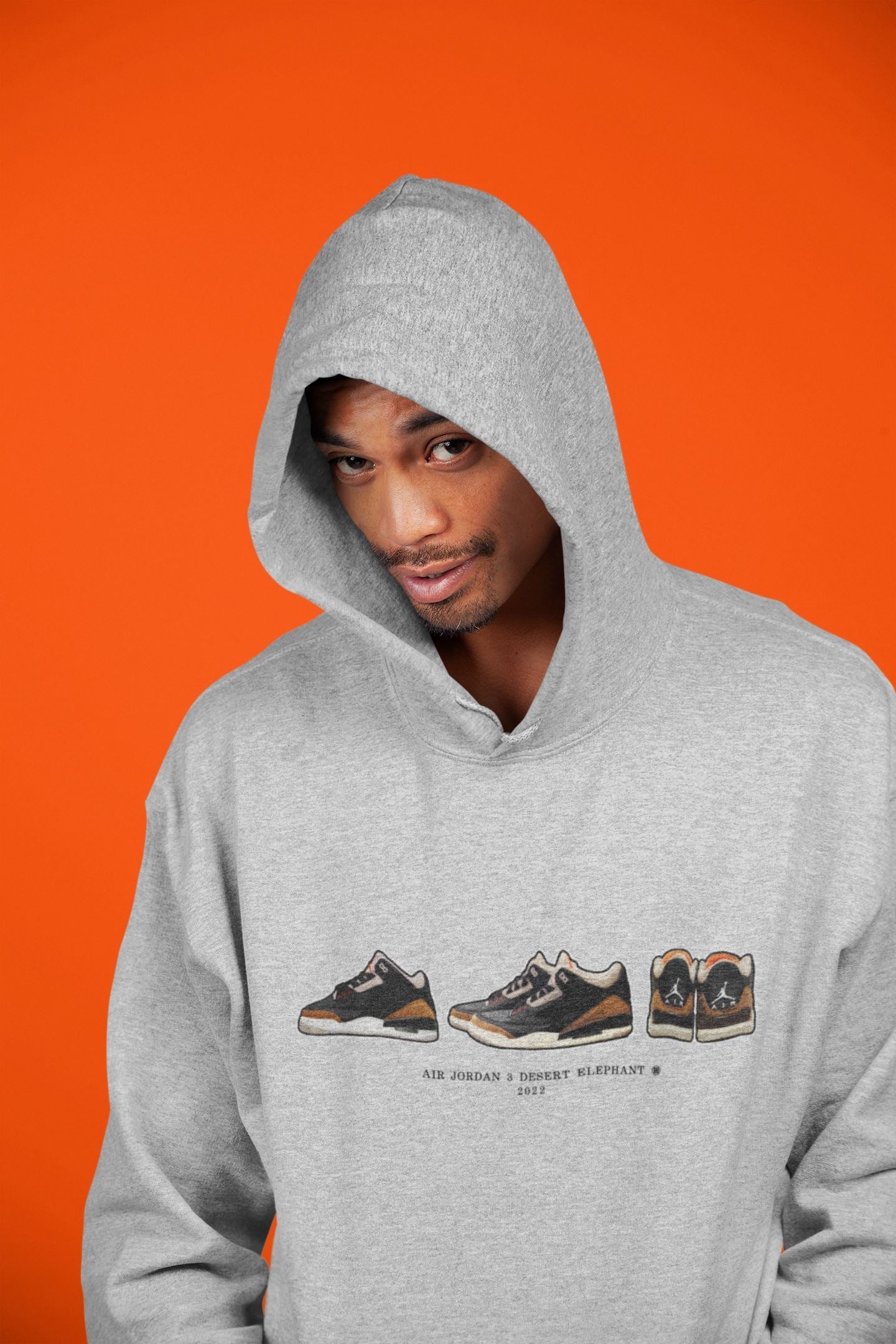 snkmatch Prelude Unisex Tops - Air Jordan 3 Desert Elephant