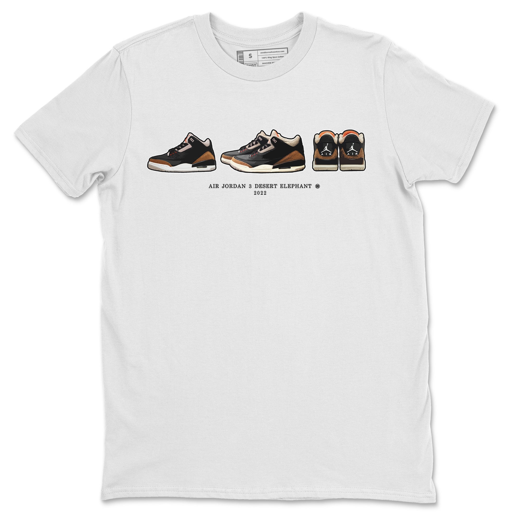 snkmatch Prelude Unisex Tops - Air Jordan 3 Desert Elephant