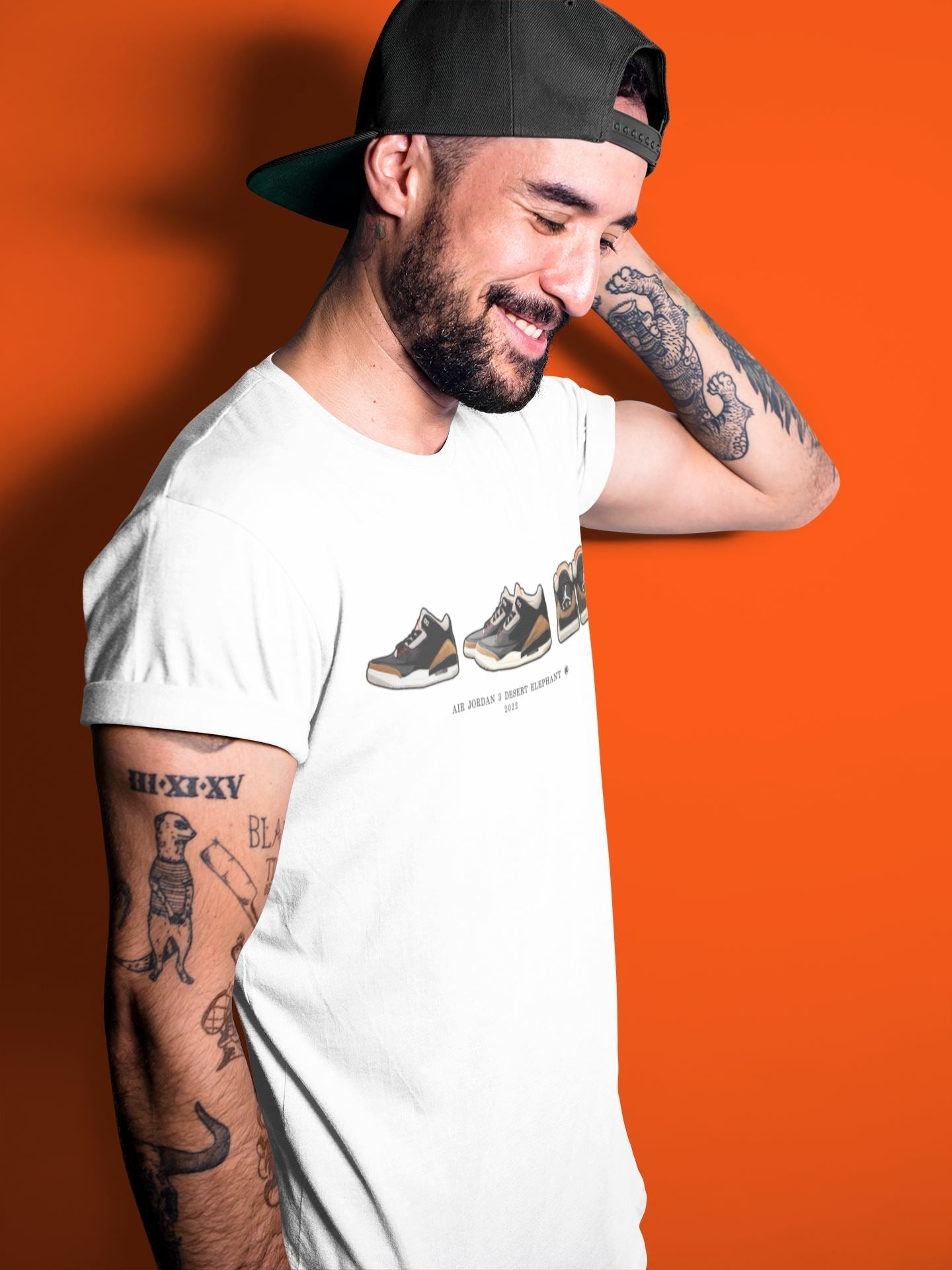 snkmatch Prelude Unisex Tops - Air Jordan 3 Desert Elephant