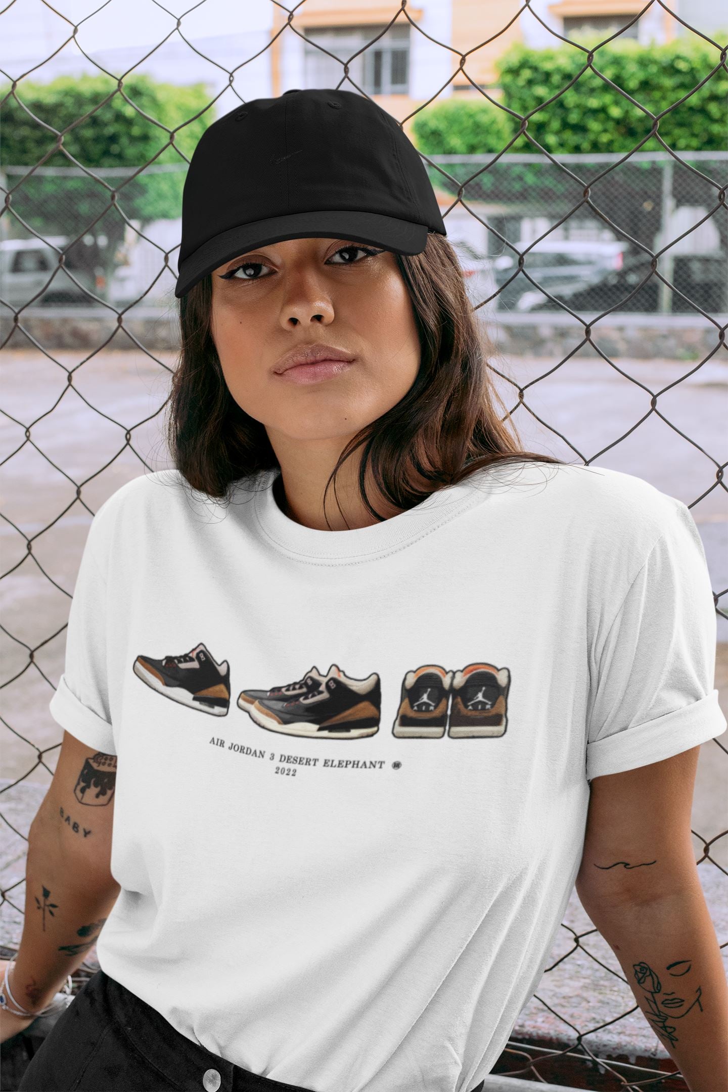 snkmatch Prelude Unisex Tops - Air Jordan 3 Desert Elephant
