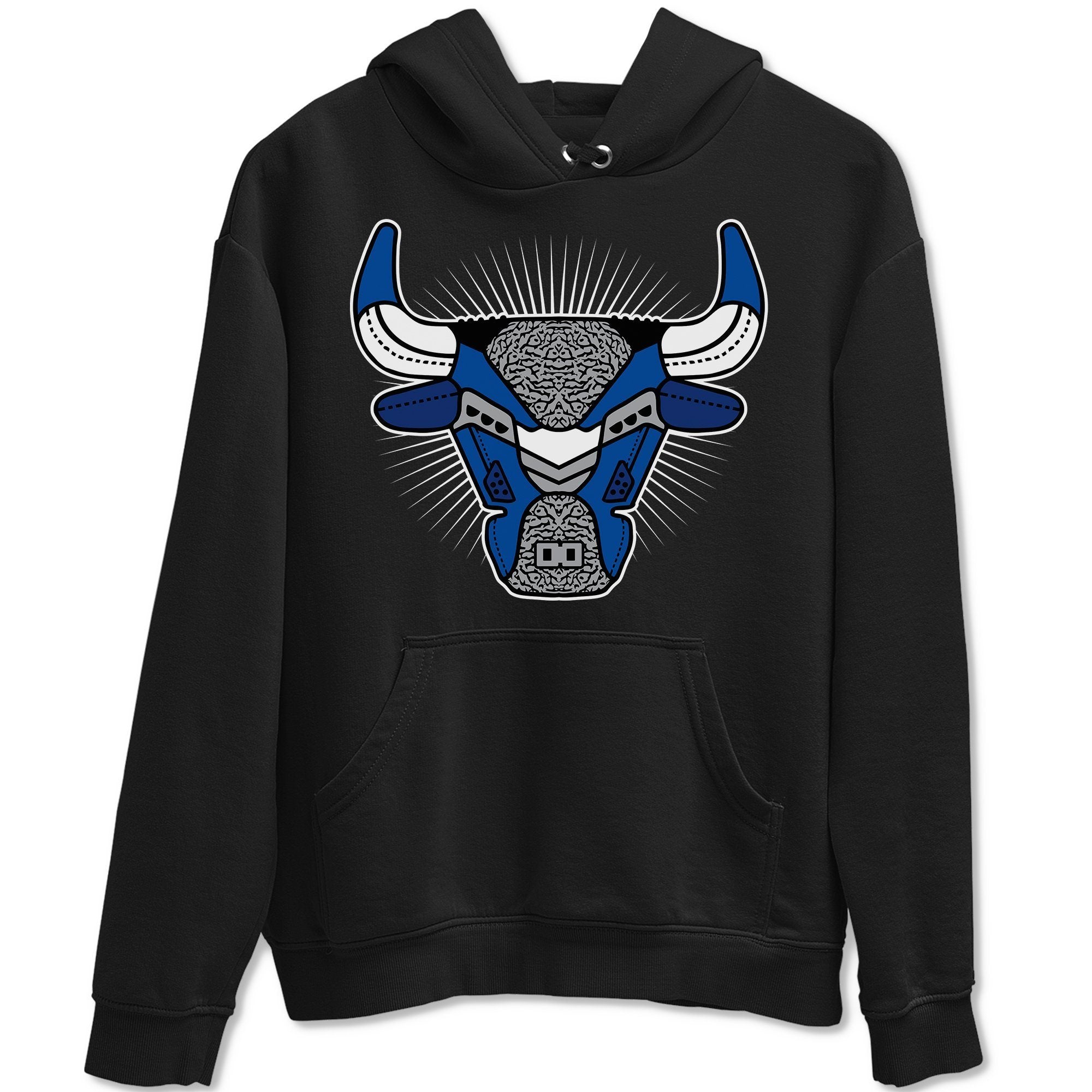 Bull Head Unisex Tops - Air Jordan 3 Varsity Royal