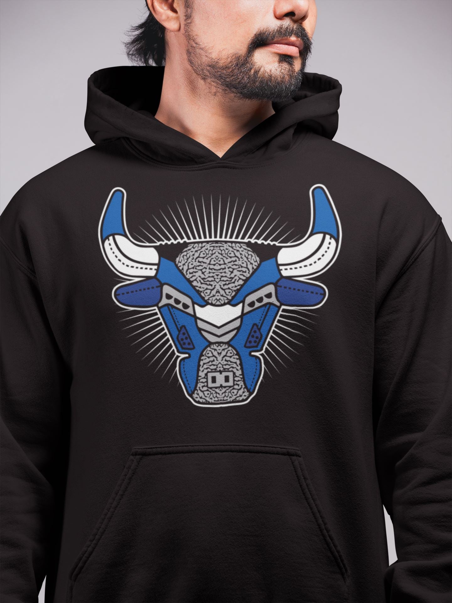 Bull Head Unisex Tops - Air Jordan 3 Varsity Royal