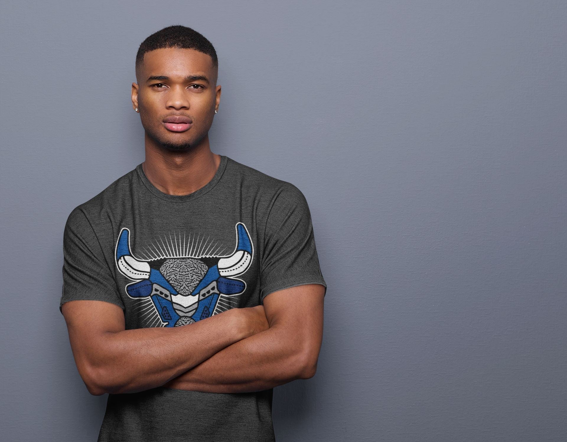 Bull Head Unisex Tops - Air Jordan 3 Varsity Royal