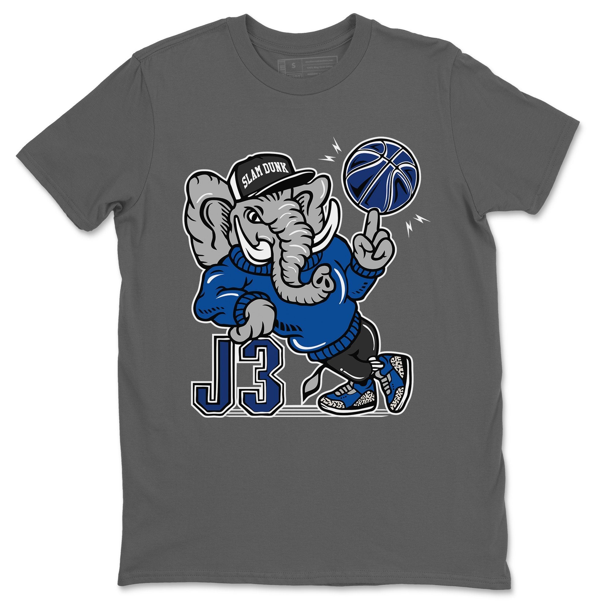 Elephant Unisex Tops - Air Jordan 3 Varsity Royal
