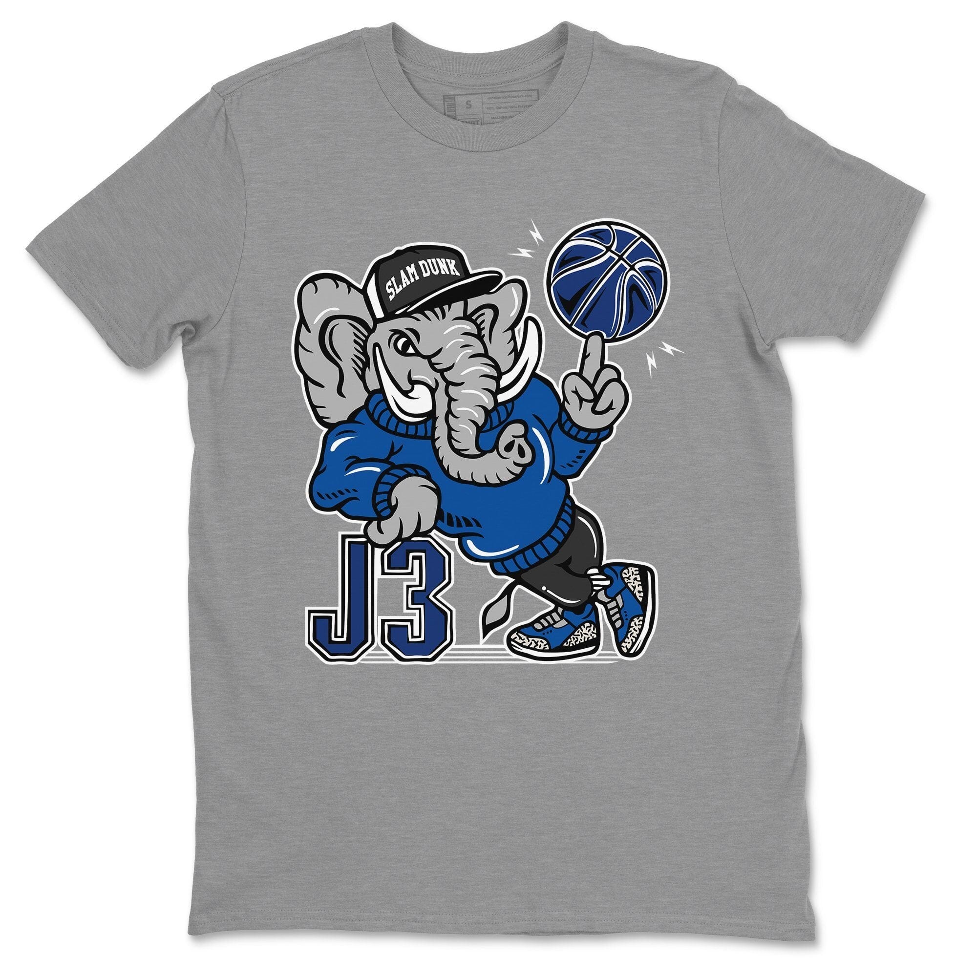 Elephant Unisex Tops - Air Jordan 3 Varsity Royal