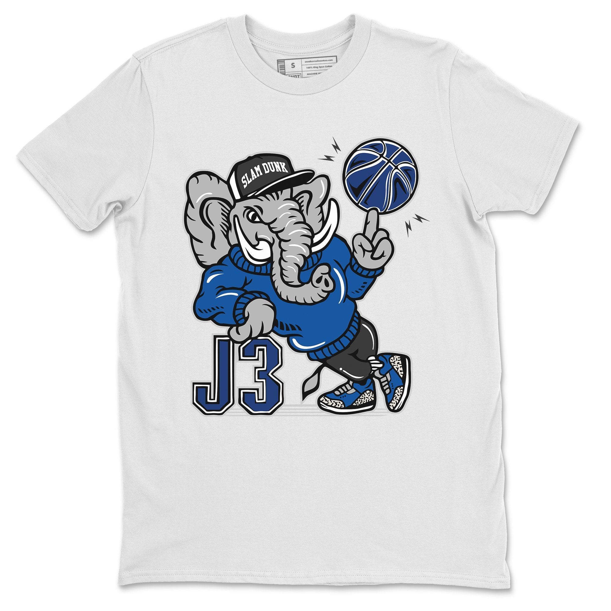 Elephant Unisex Tops - Air Jordan 3 Varsity Royal