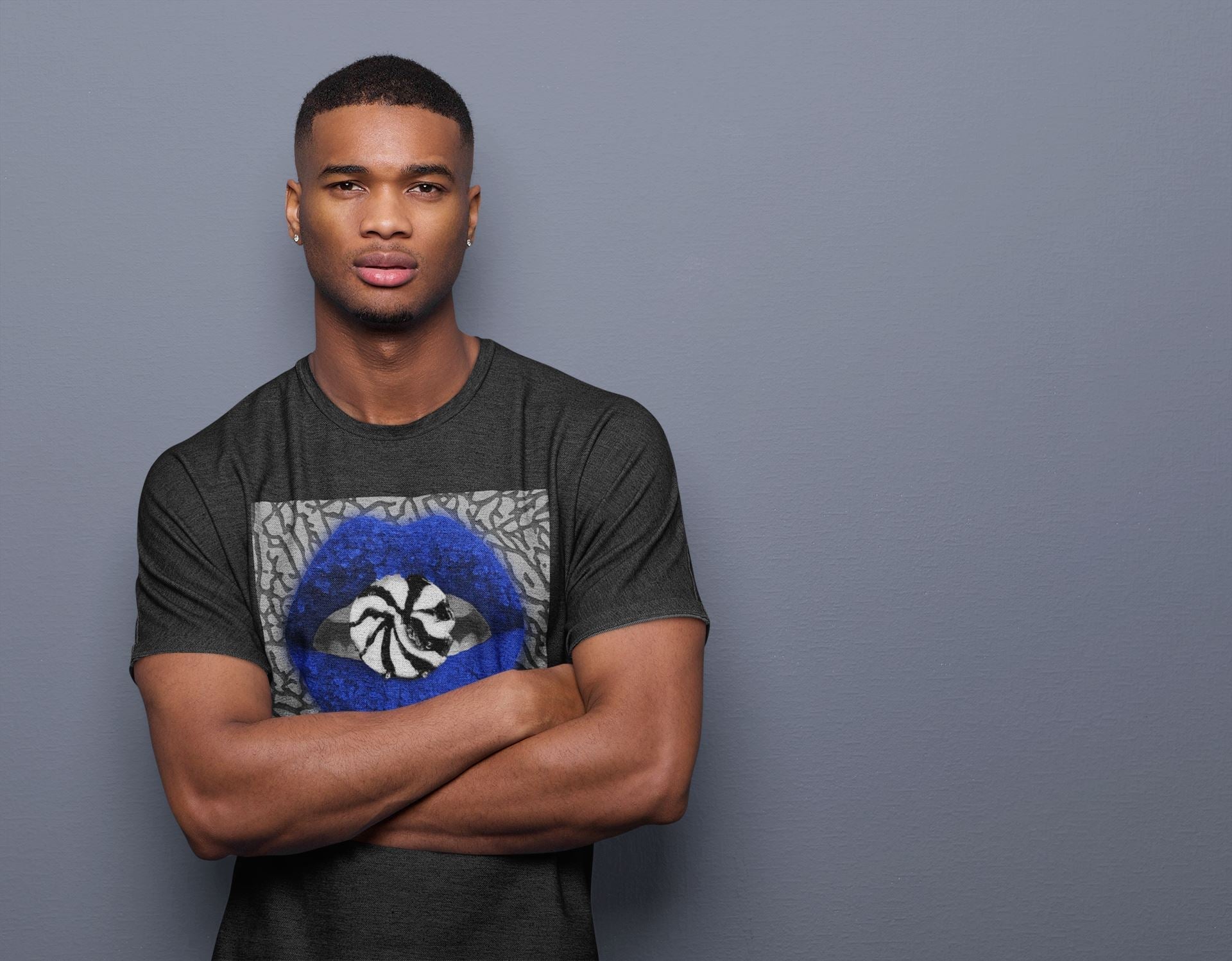 Lips Candy Unisex Tops - Air Jordan 3 Varsity Royal