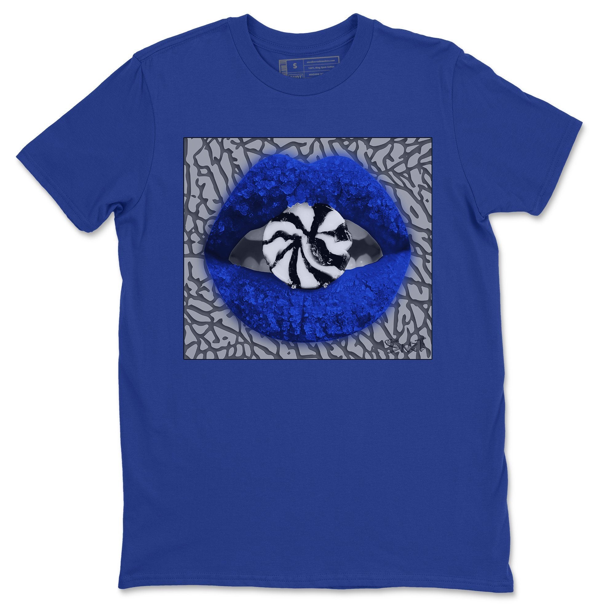 Lips Candy Unisex Tops - Air Jordan 3 Varsity Royal