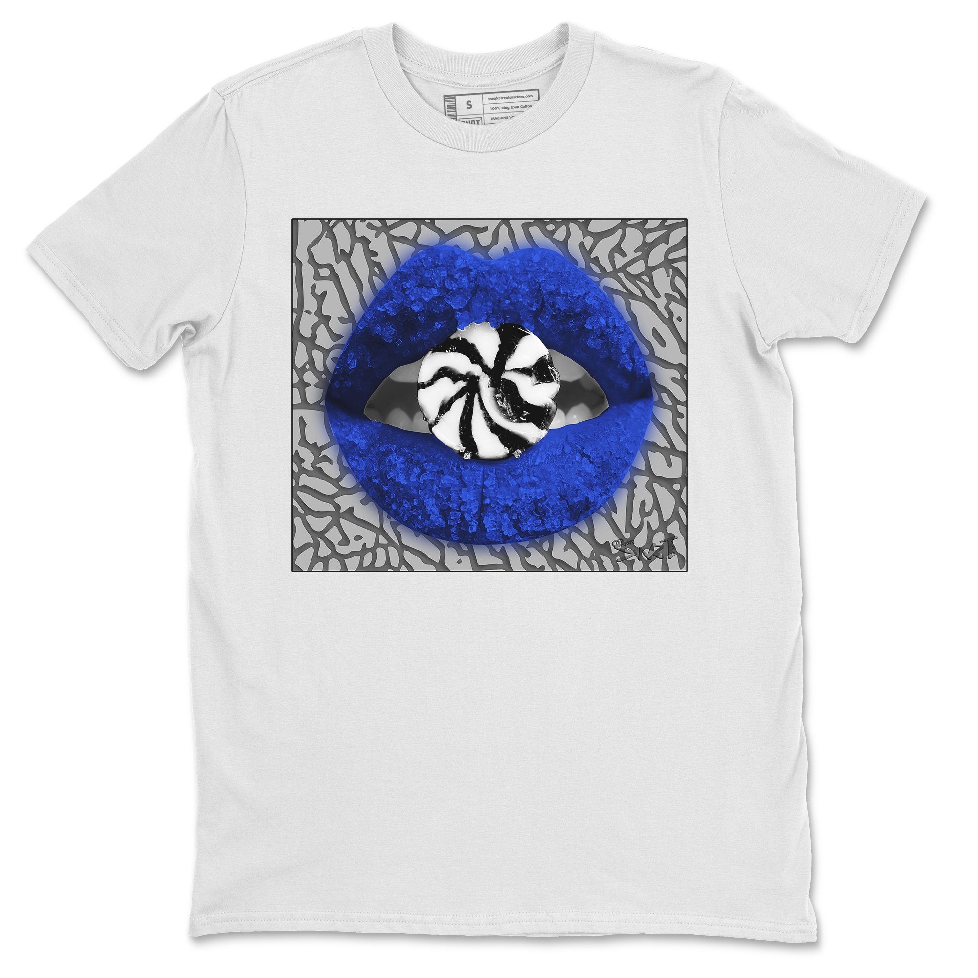 Lips Candy Unisex Tops - Air Jordan 3 Varsity Royal