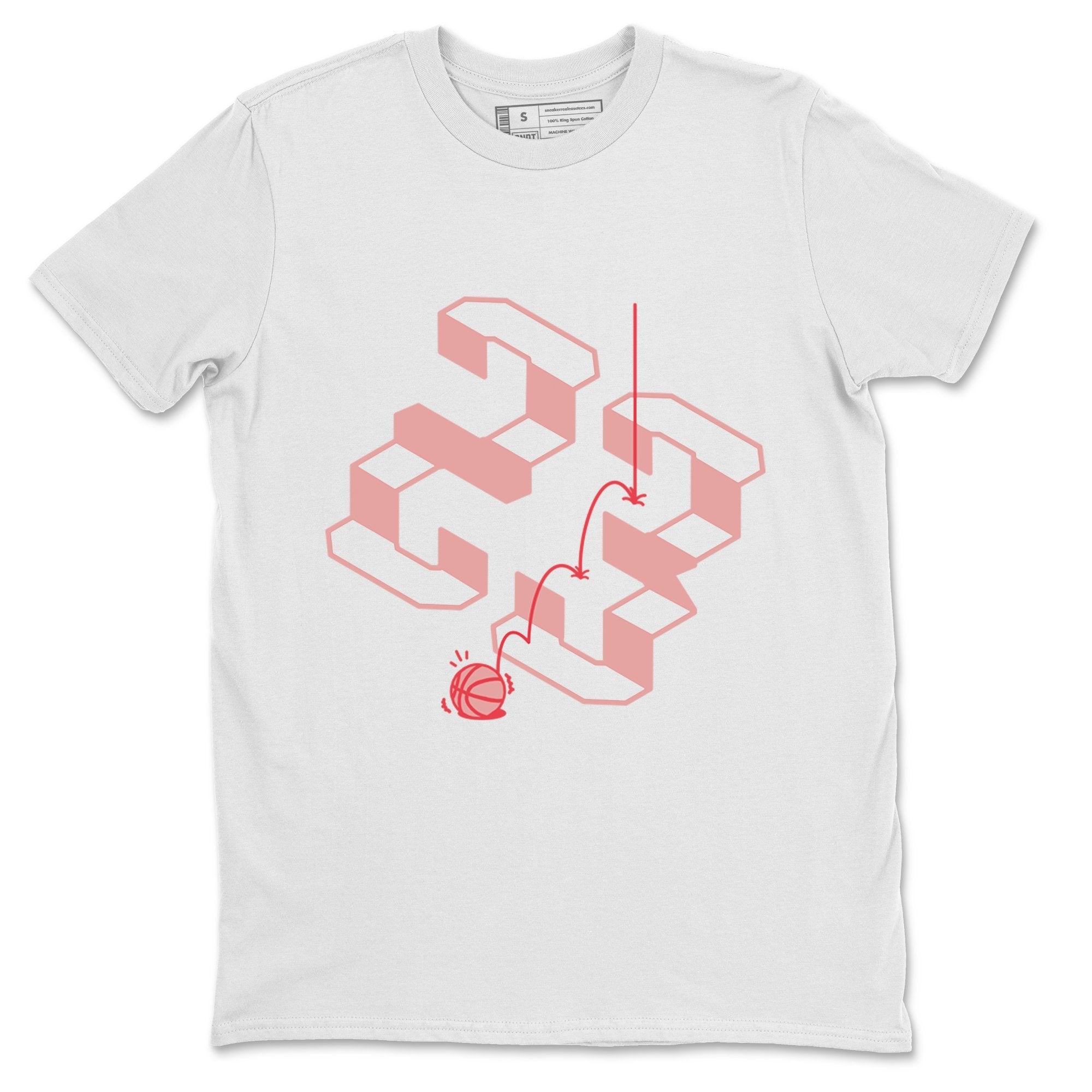 Steps Unisex Tops - Air Jordan 3 Rust Pink