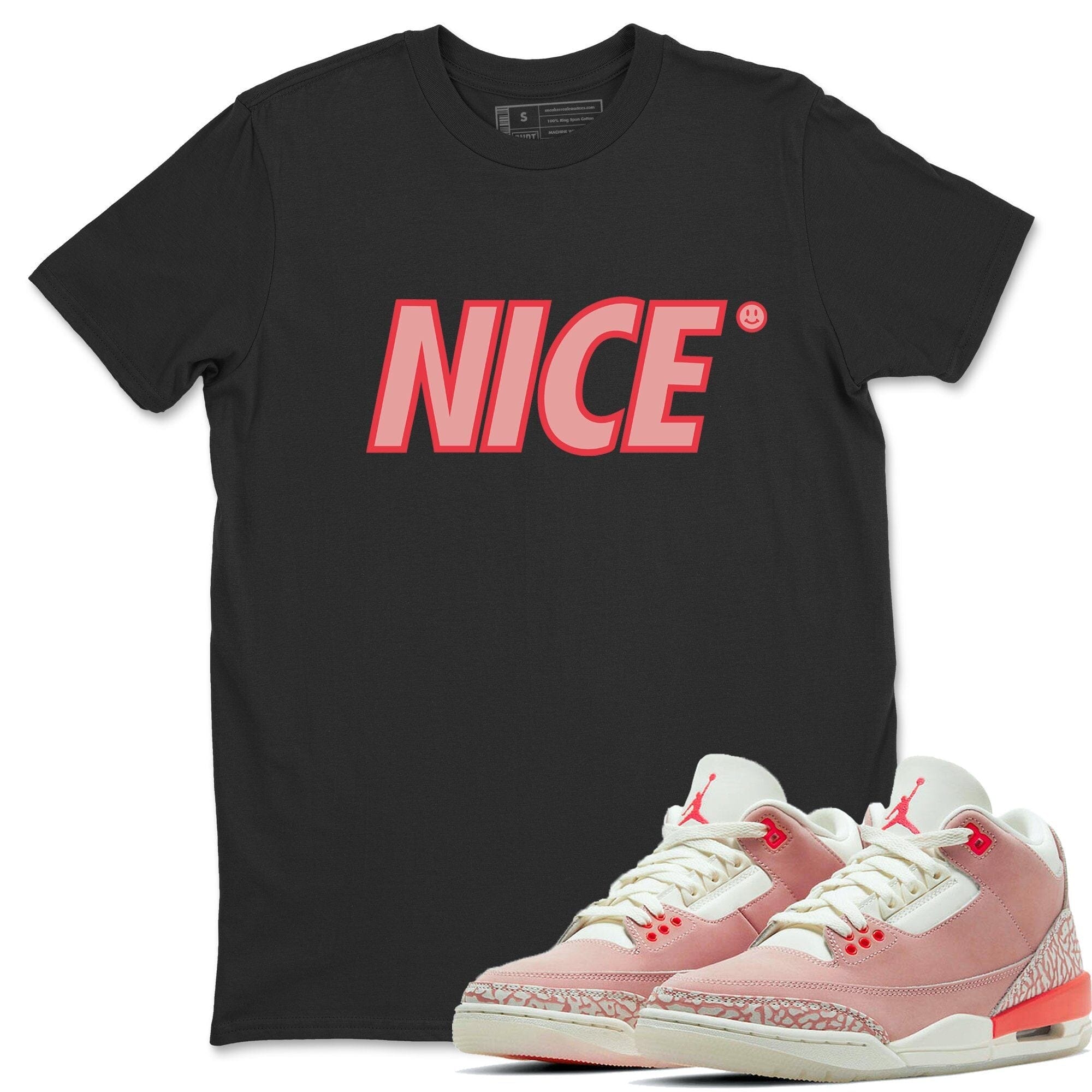 Nice Smile Unisex Tops - Air Jordan 3 Rust Pink