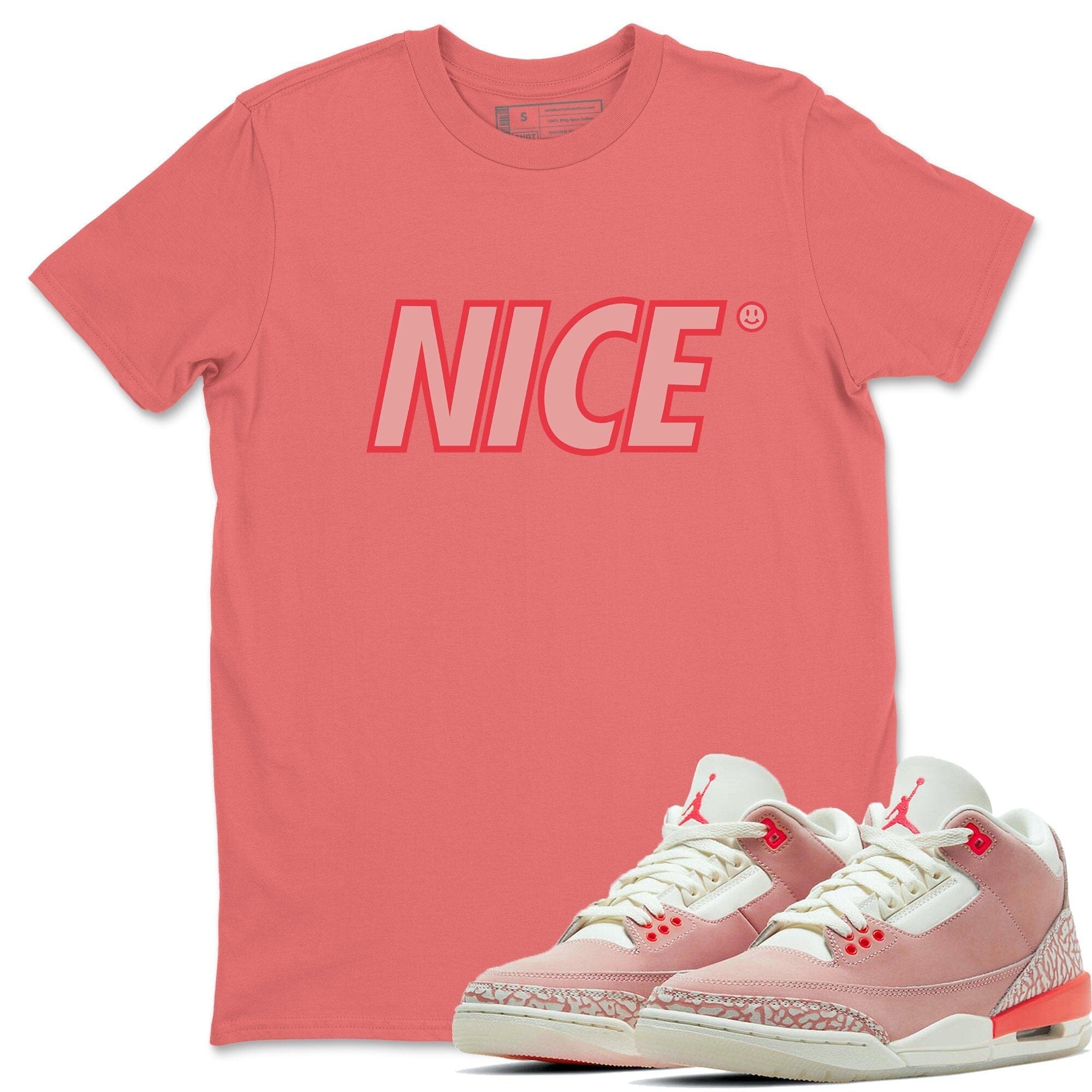 Nice Smile Unisex Tops - Air Jordan 3 Rust Pink
