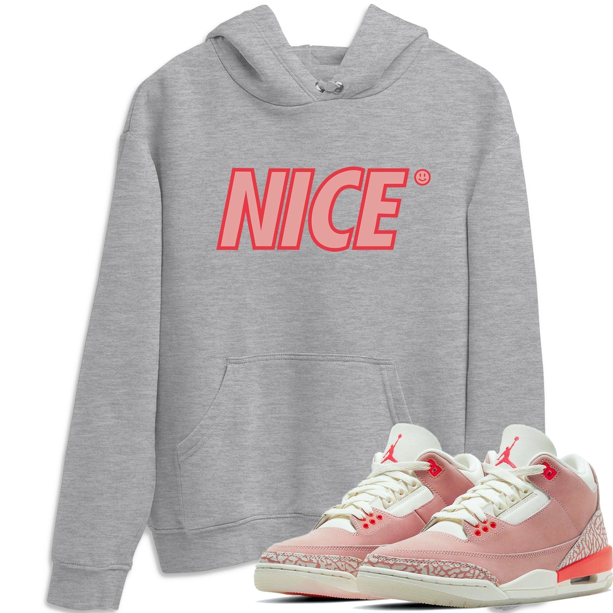 Nice Smile Unisex Tops - Air Jordan 3 Rust Pink