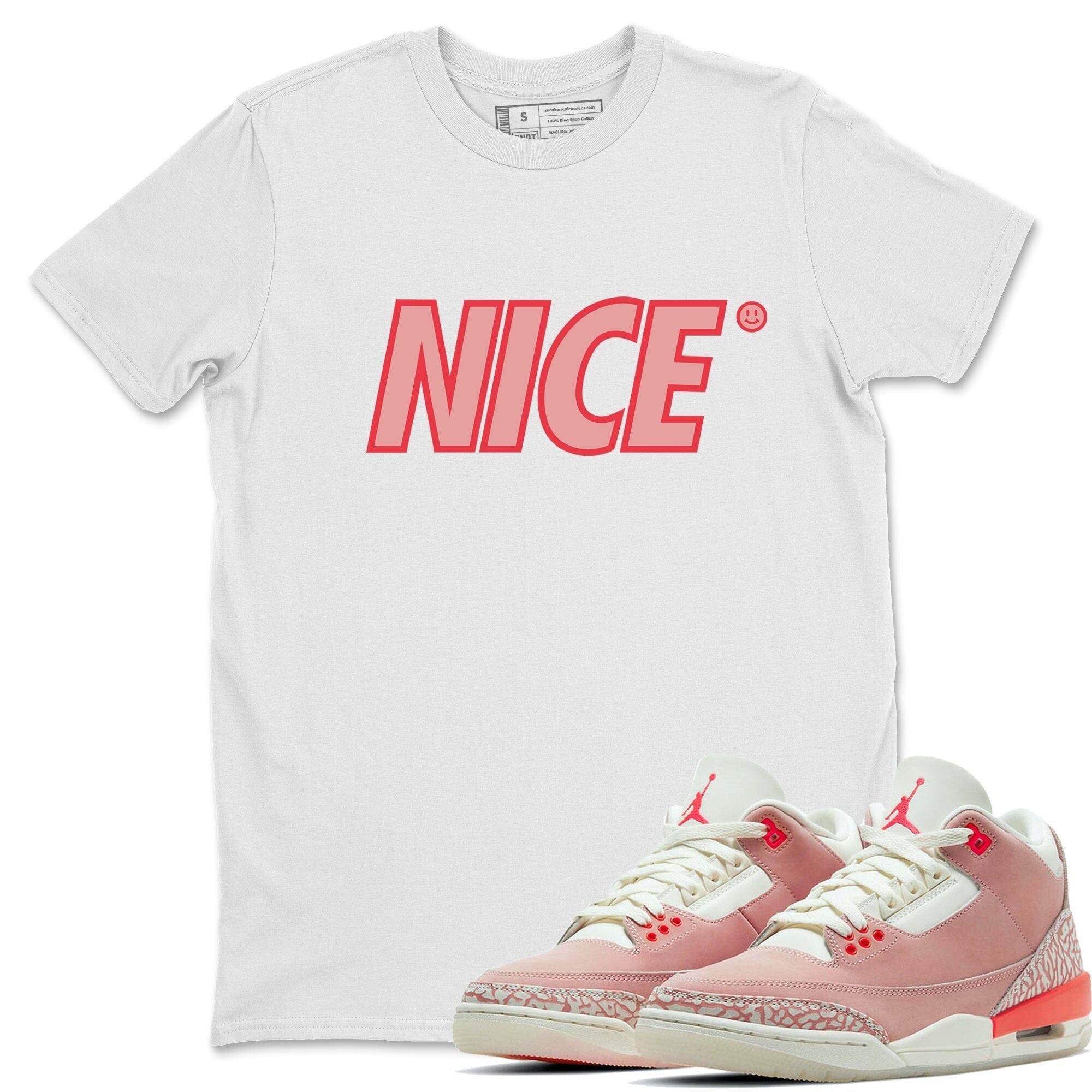 Nice Smile Unisex Tops - Air Jordan 3 Rust Pink