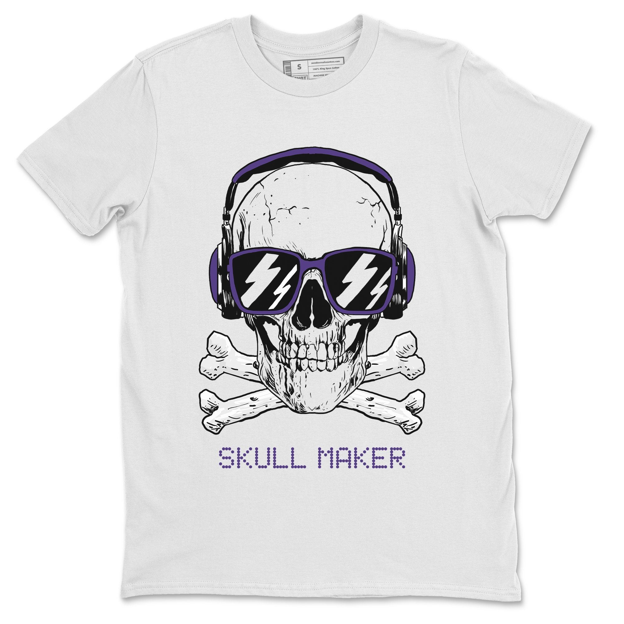 Skull Maker Unisex Tops - Air Jordan 4 Court Purple