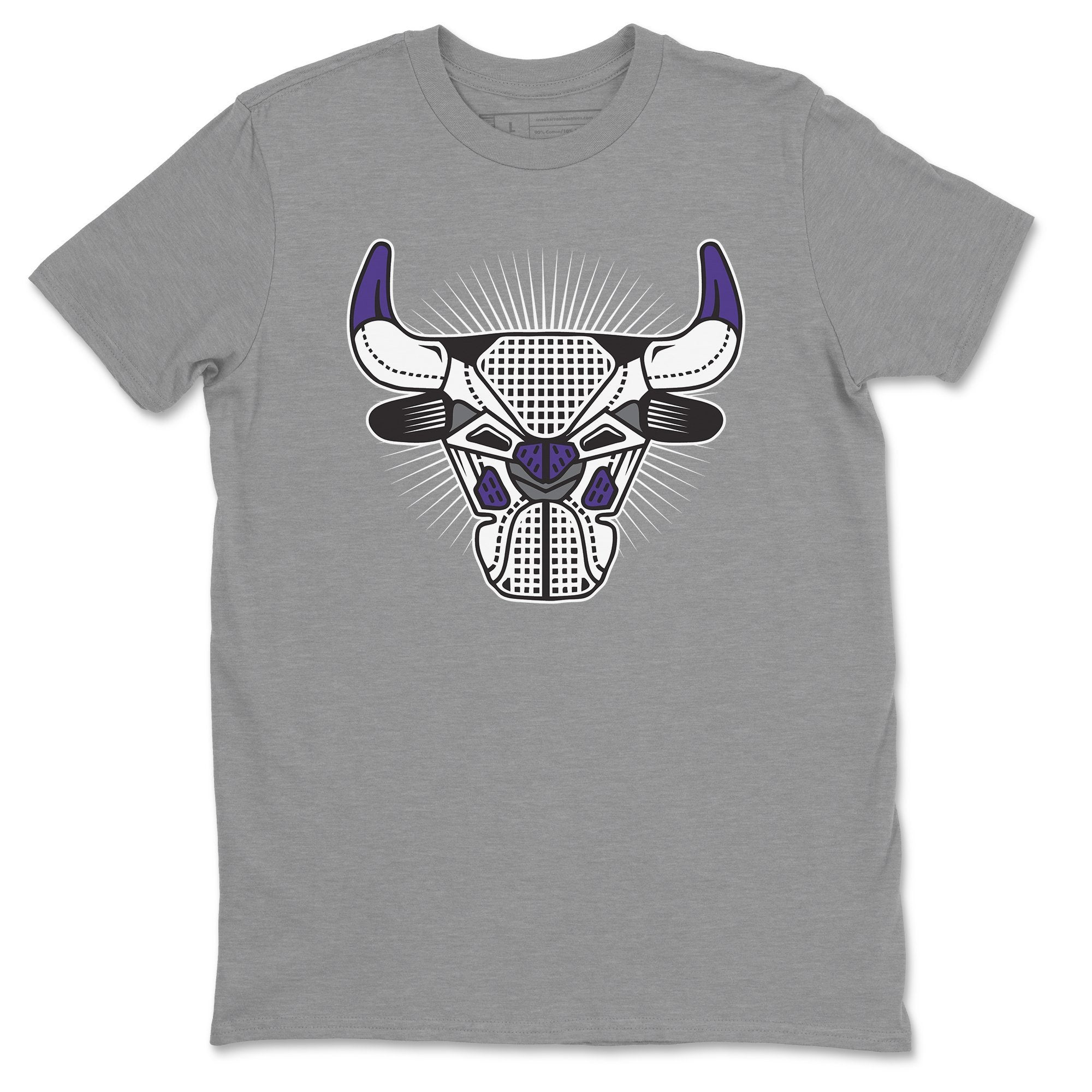 Bull Head Unisex Tops - Air Jordan 4 Court Purple