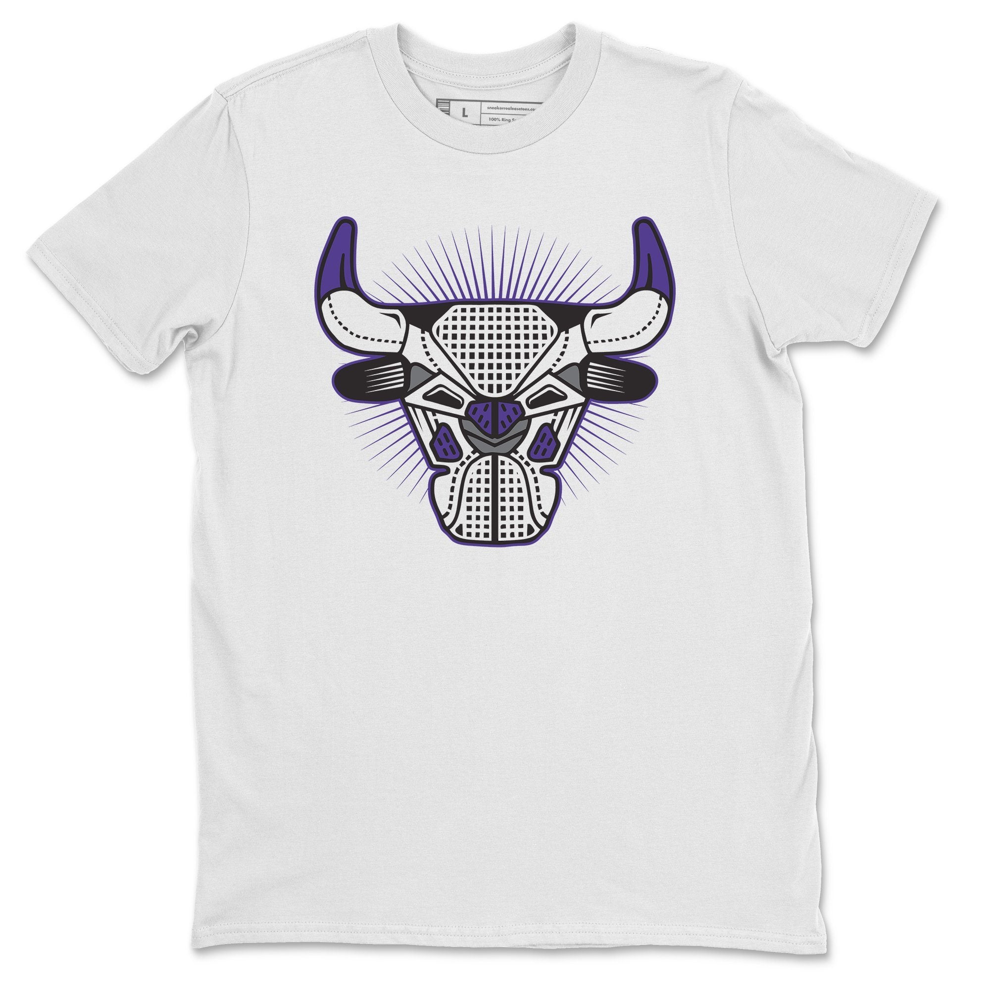 Bull Head Unisex Tops - Air Jordan 4 Court Purple