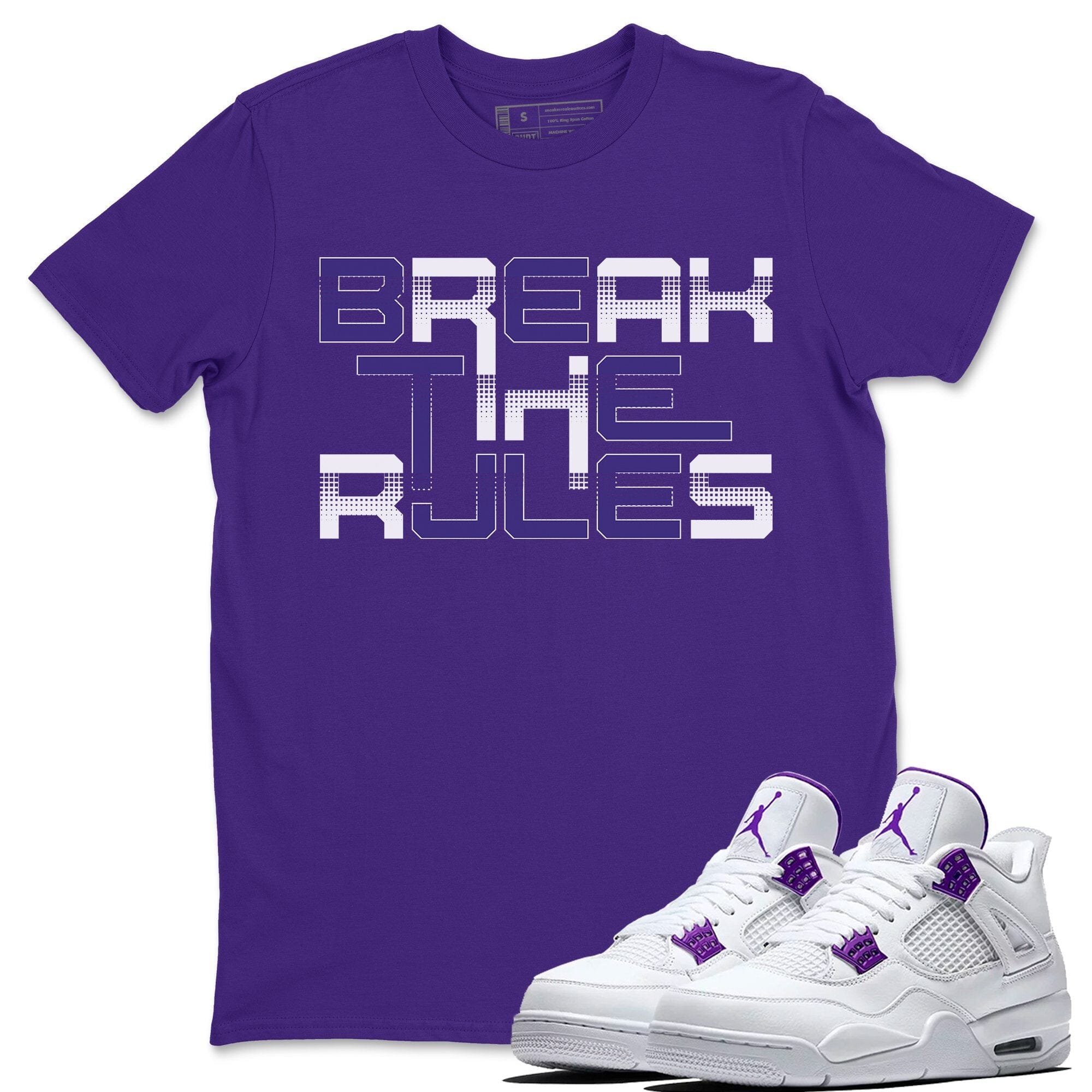 Break The Rules Unisex Tops - Air Jordan 4 Court Purple
